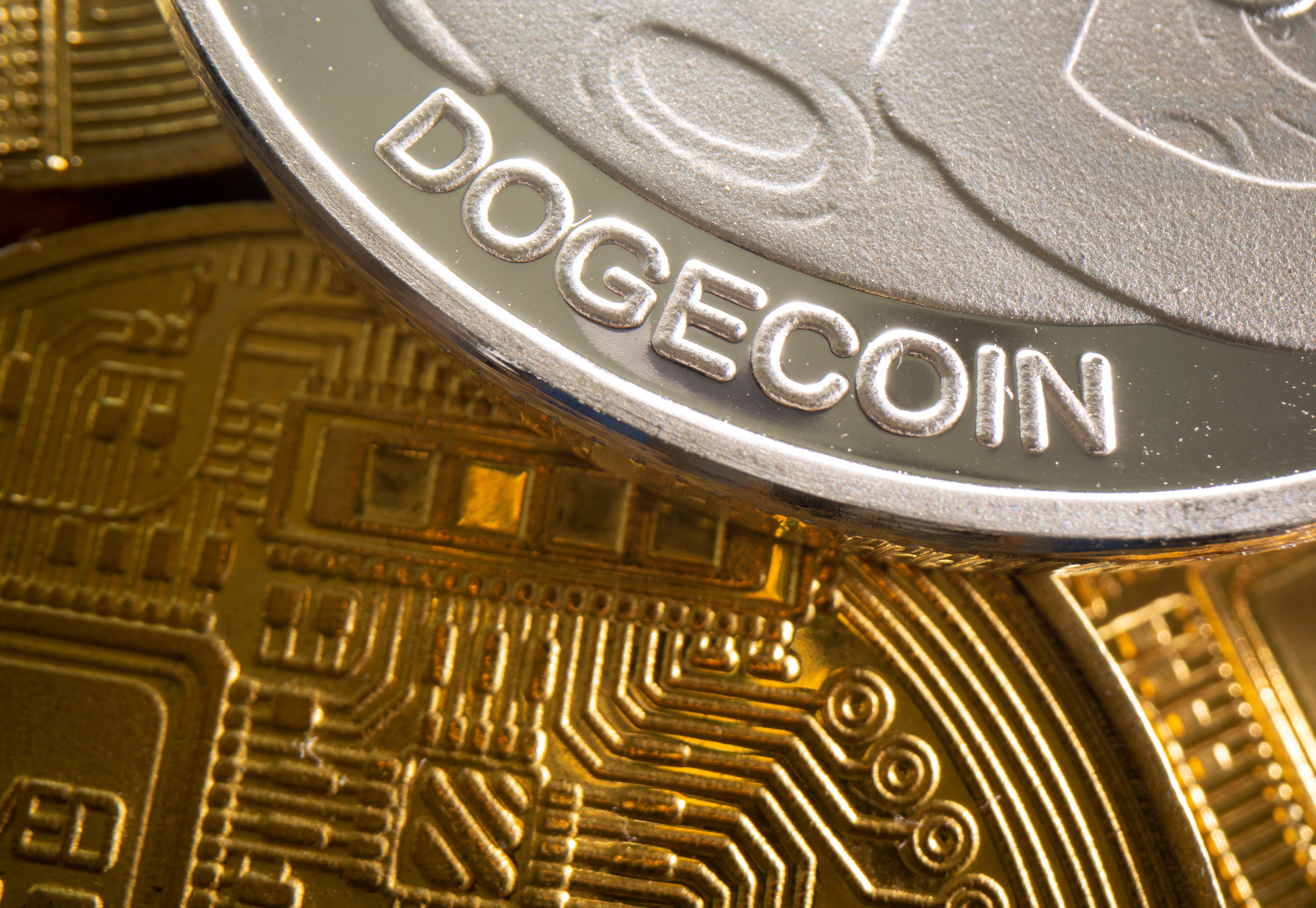 Representation of cryptocurrency Dogecoin is seen in this illustration