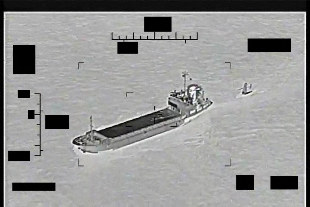 U.S. Navy foils Iranian attempt to capture unmanned vessel in the Gulf - fleet statement