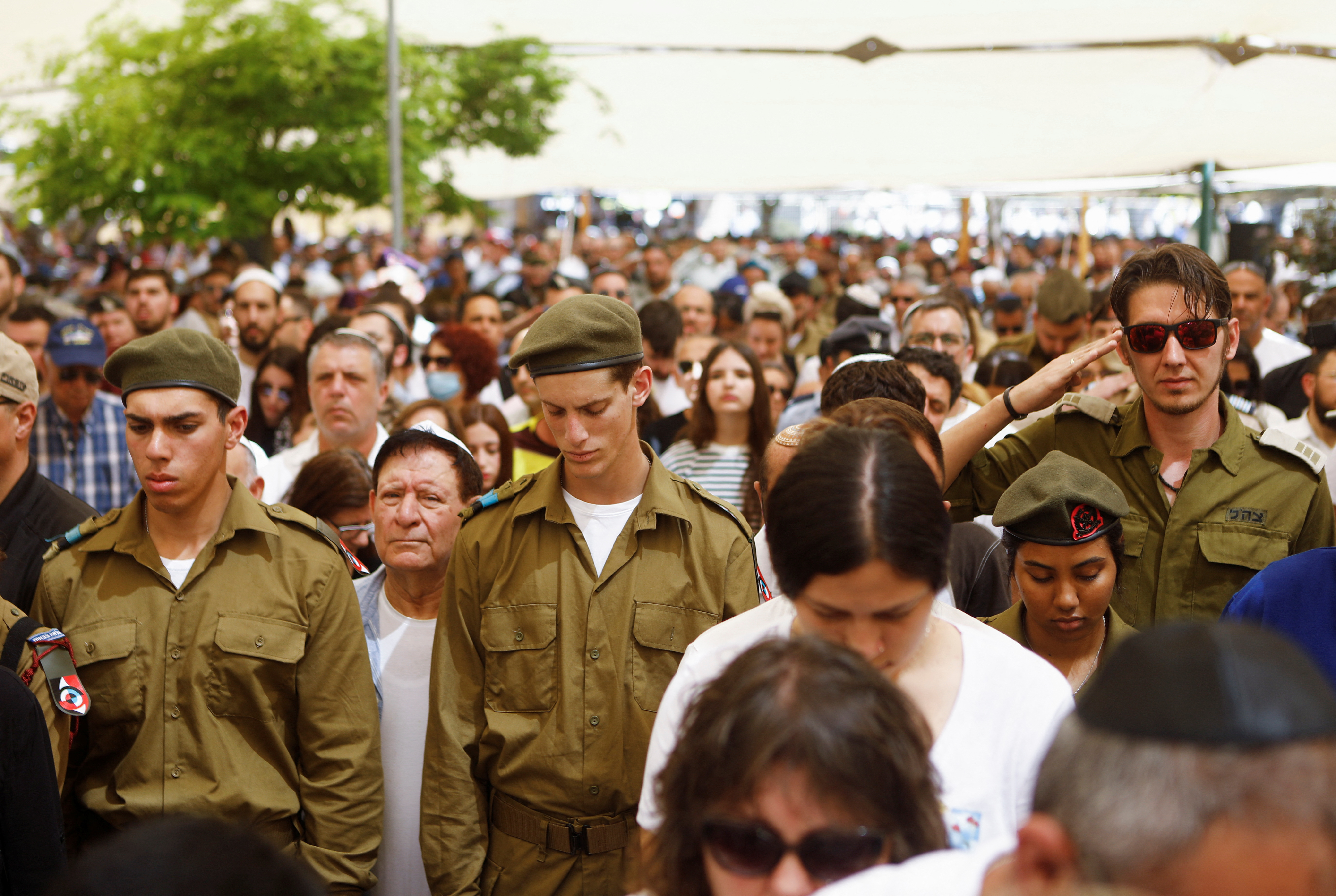 Israel's Memorial Day commemorating fallen soldiers around the country