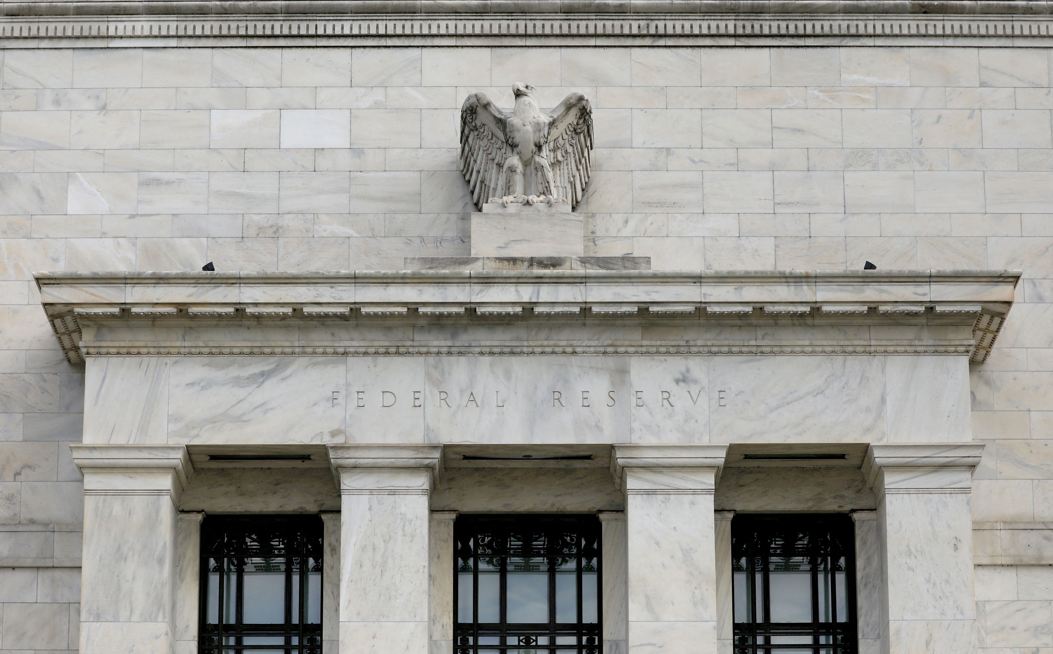 The Federal Reserve building is pictured in Washington, DC, U.S., August 22, 2018. REUTERS/Chris Wattie/File Photo