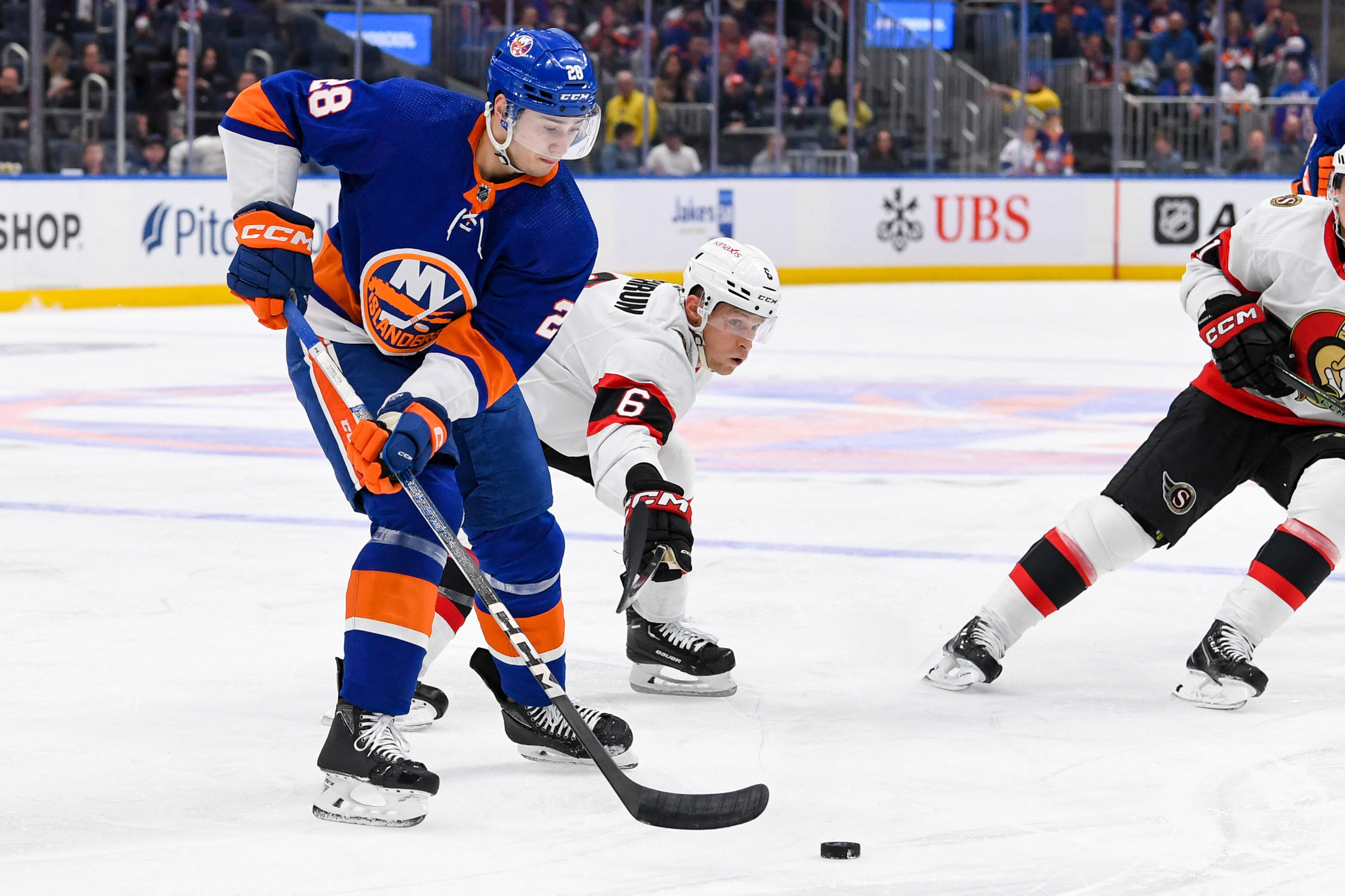 Islanders win after Sens' Erik Brannstrom taken off on stretcher | Reuters