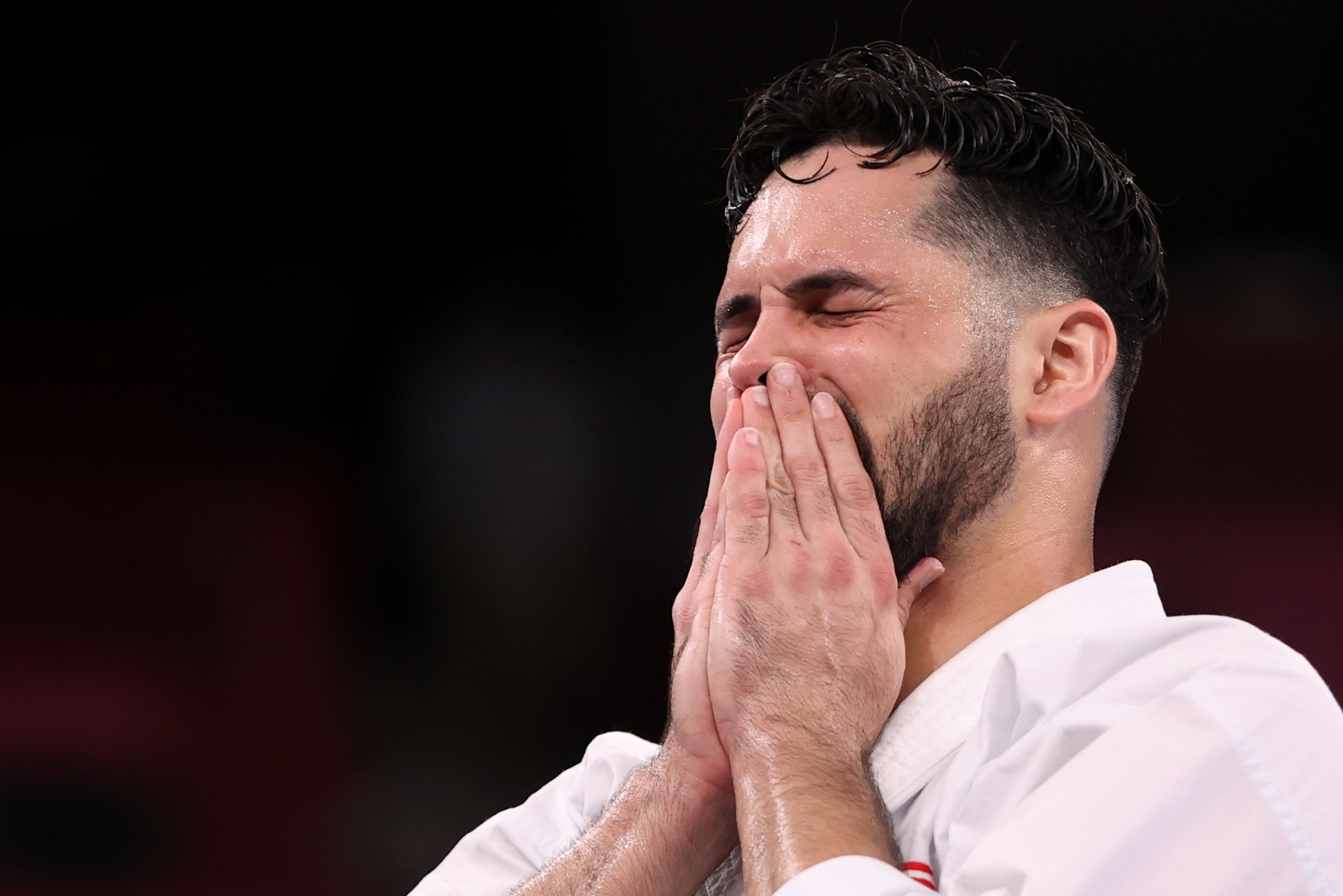 Ariel Torres' karate 2021 Olympics medal included worn underwear