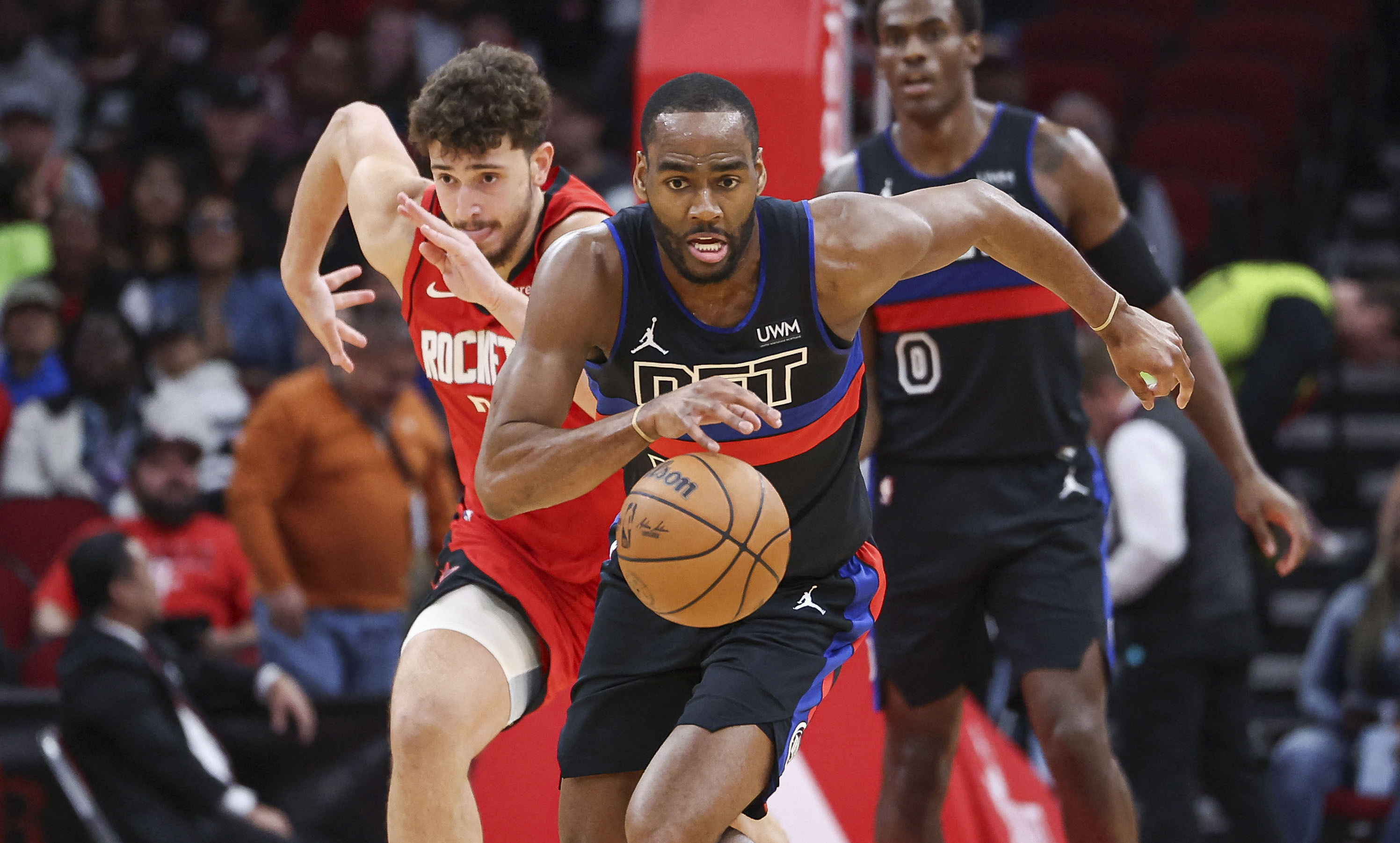 Pistons start strong but Rockets' offense takes over for win | Reuters