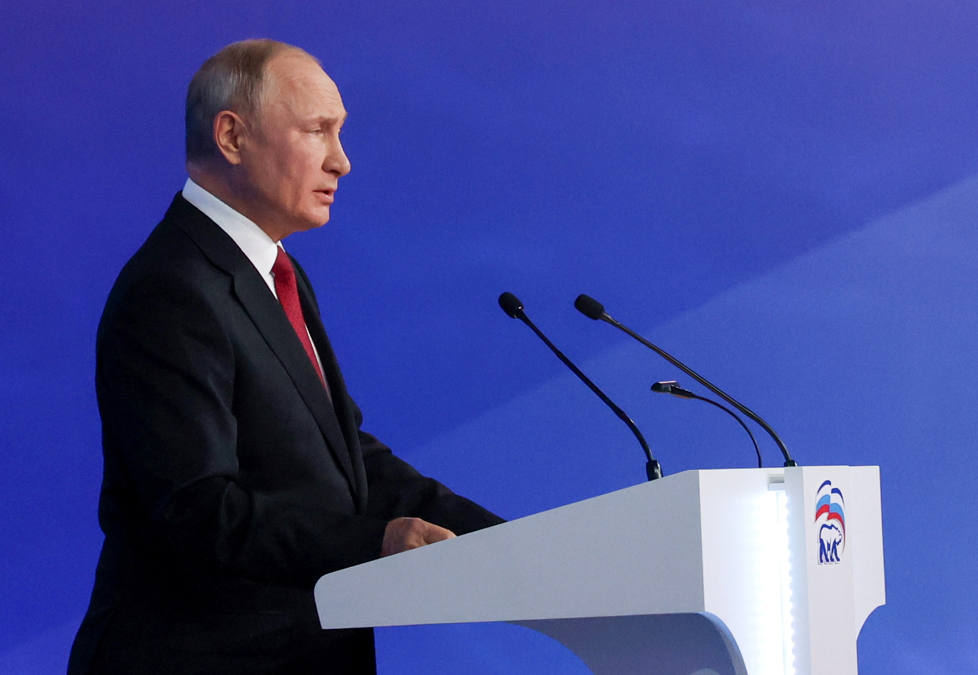 Russian President Putin attends a congress of the United Russia party in Moscow