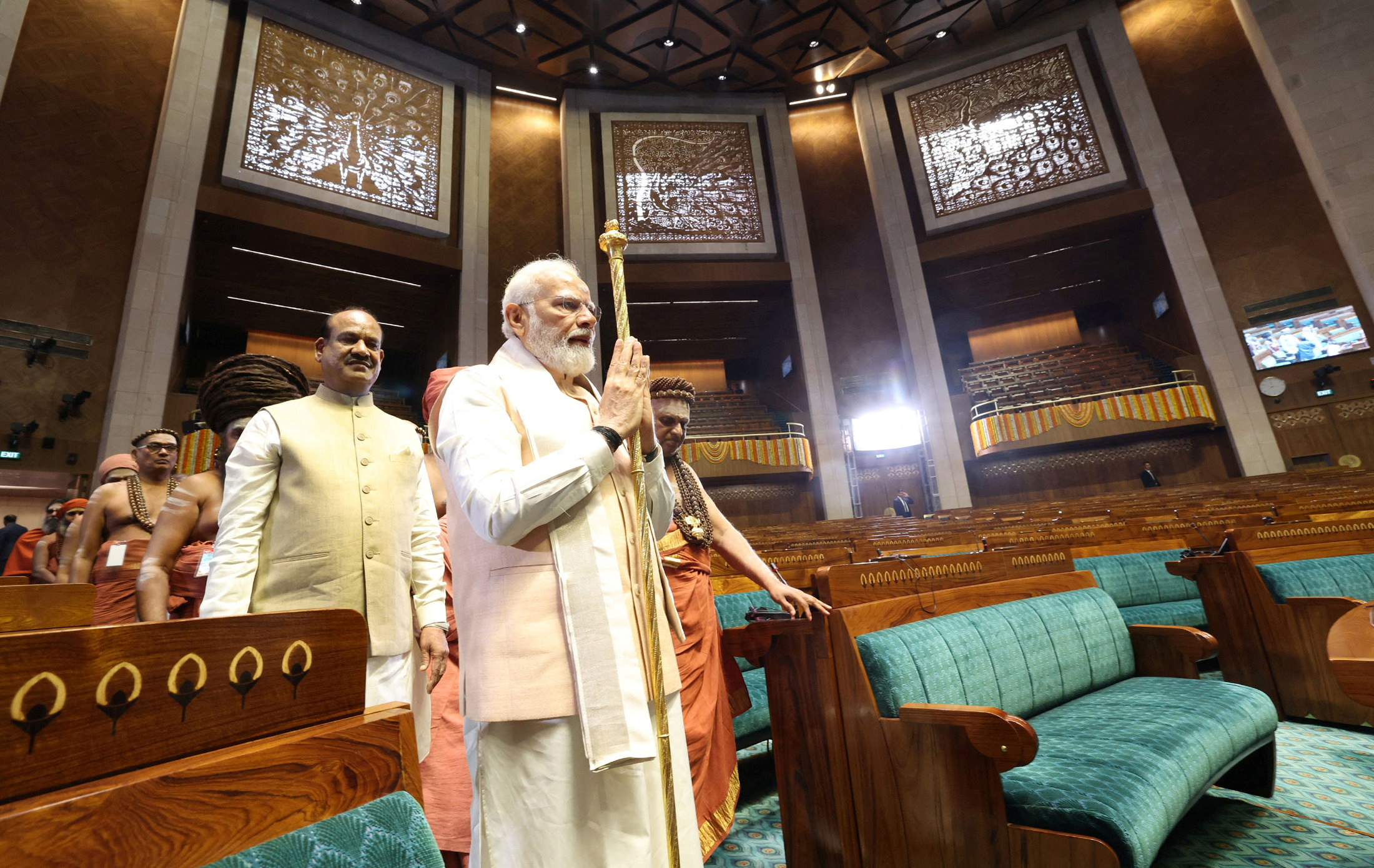 Modi Inaugurates New Parliament Building As Part Of New Delhi's ...