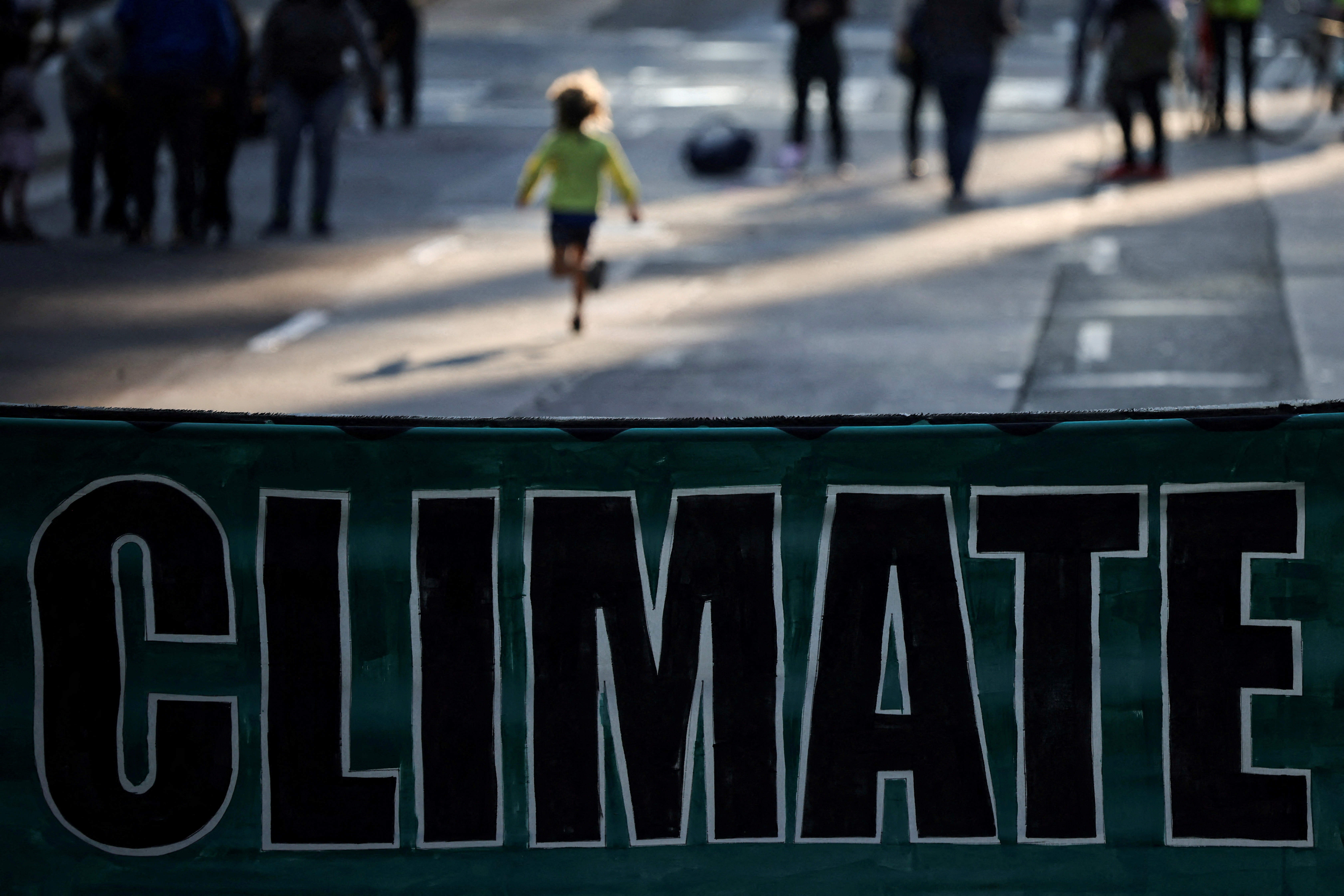 Climate change activists gather to protest outside of BlackRock headquarters, in San Francisco