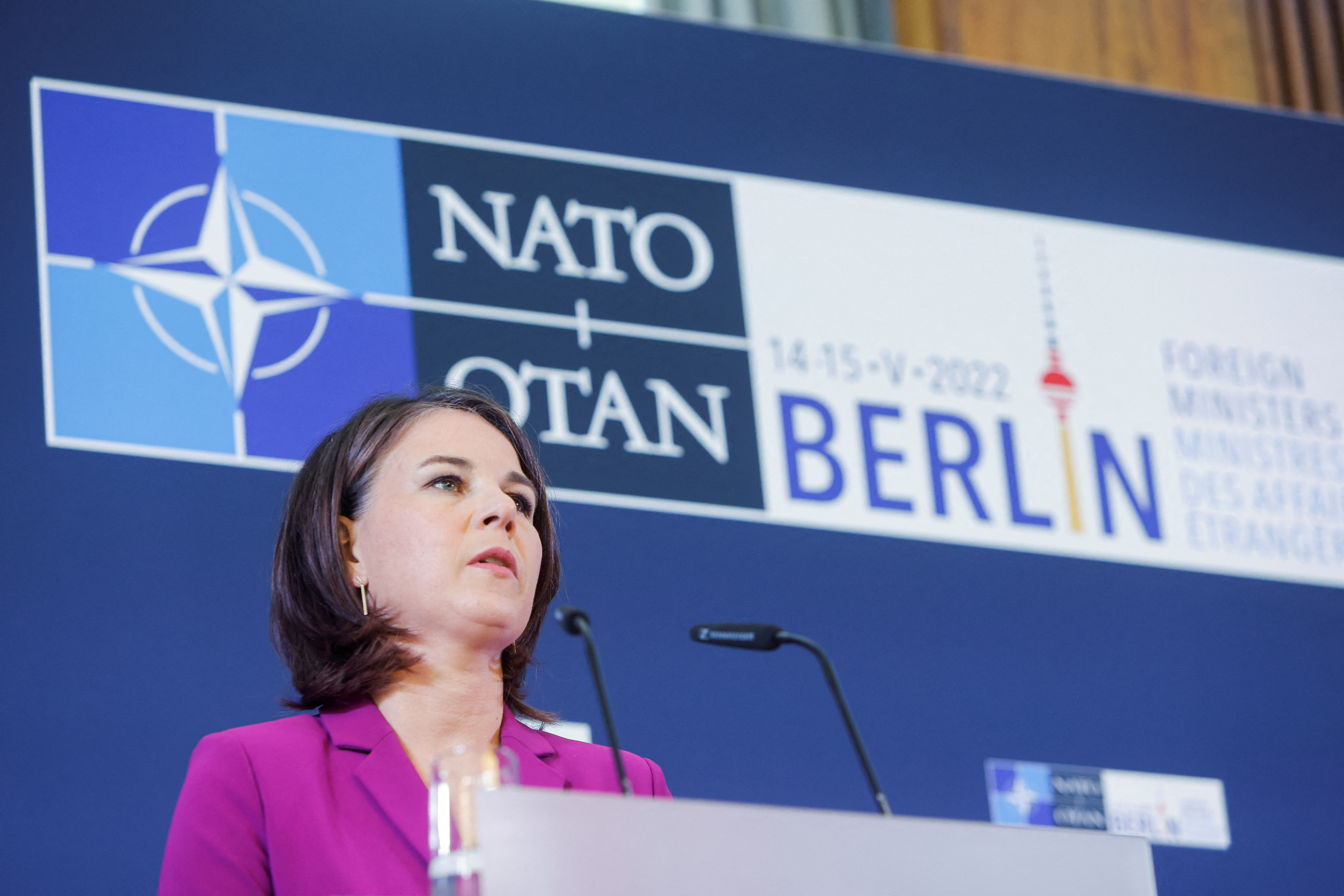 NATO foreign ministers meeting, in Berlin