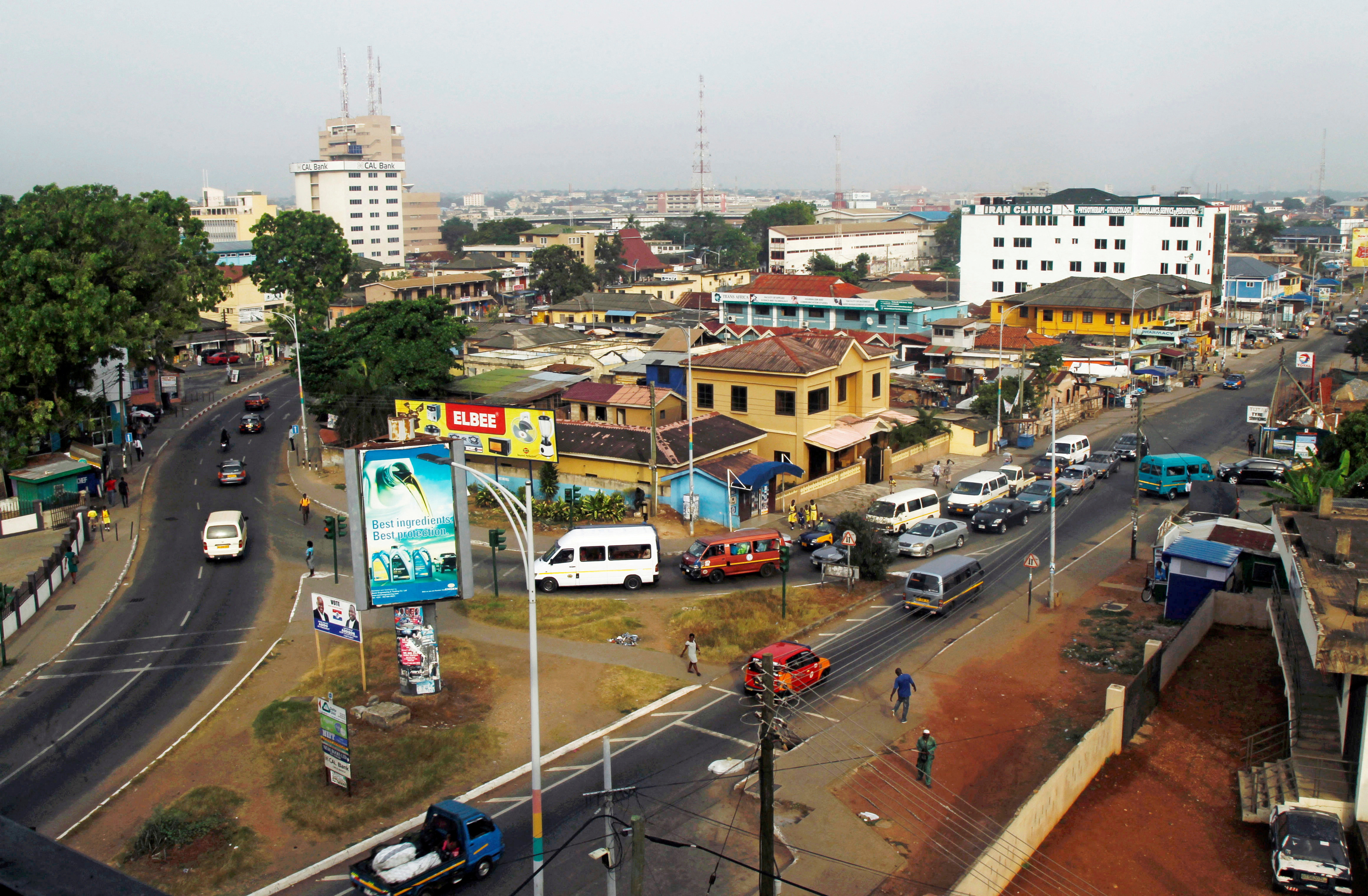 A general view of Adabraka in Accra