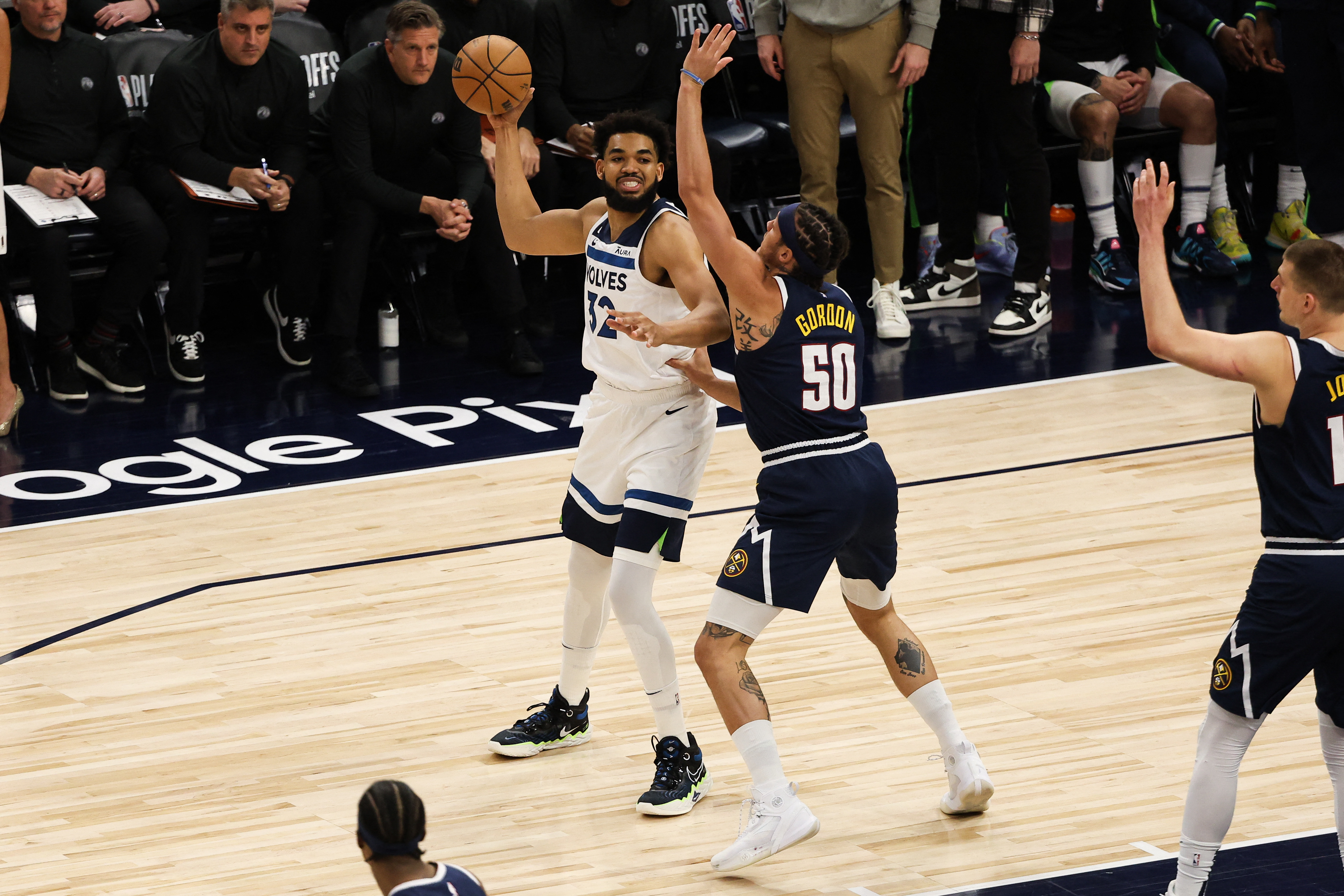 Karl-Anthony Towns with 14 Plays vs. Denver Nuggets