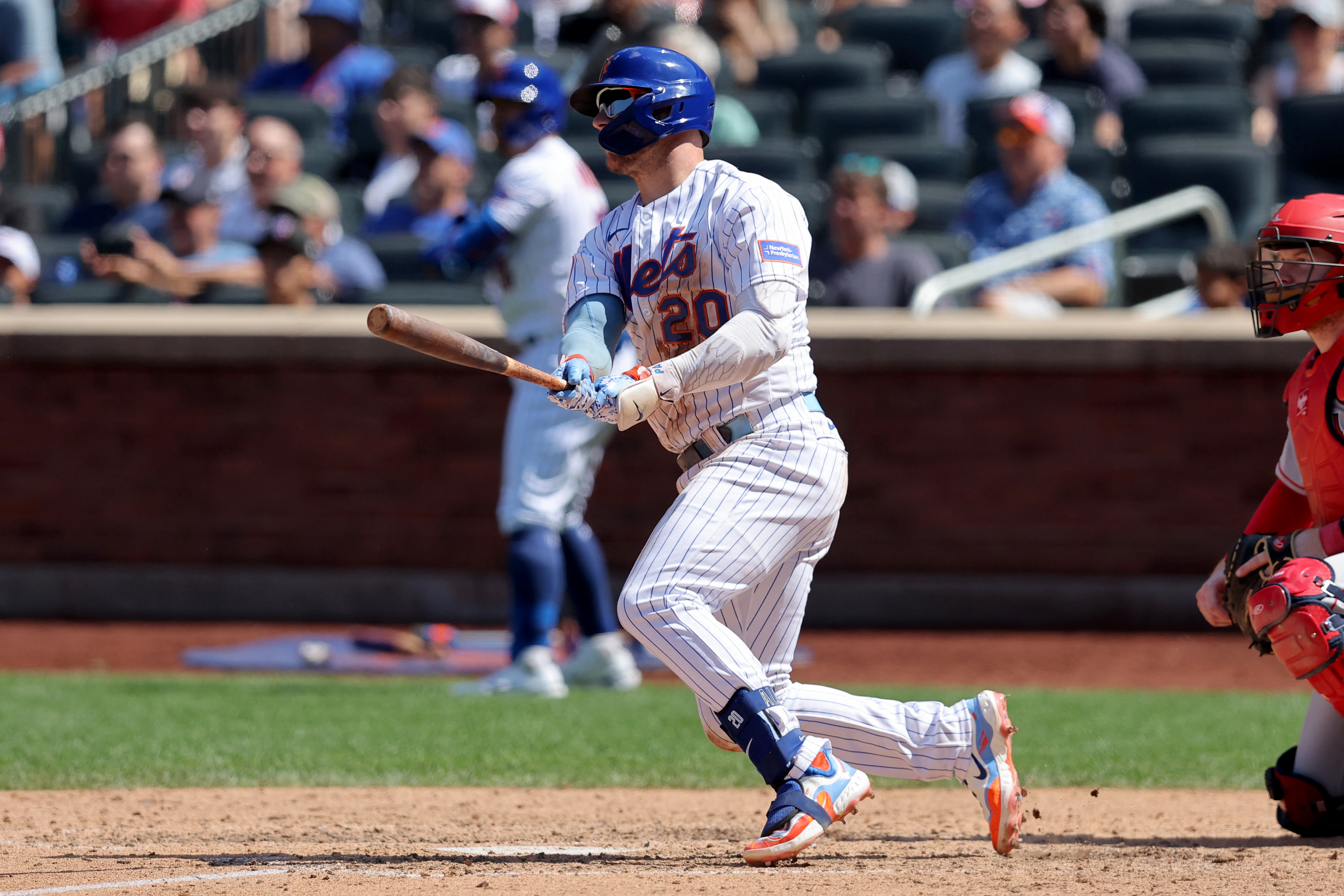 Rafael Ortega hits walk-off single against Angels as David Peterson turns  in best outing for Mets this season, National Sports