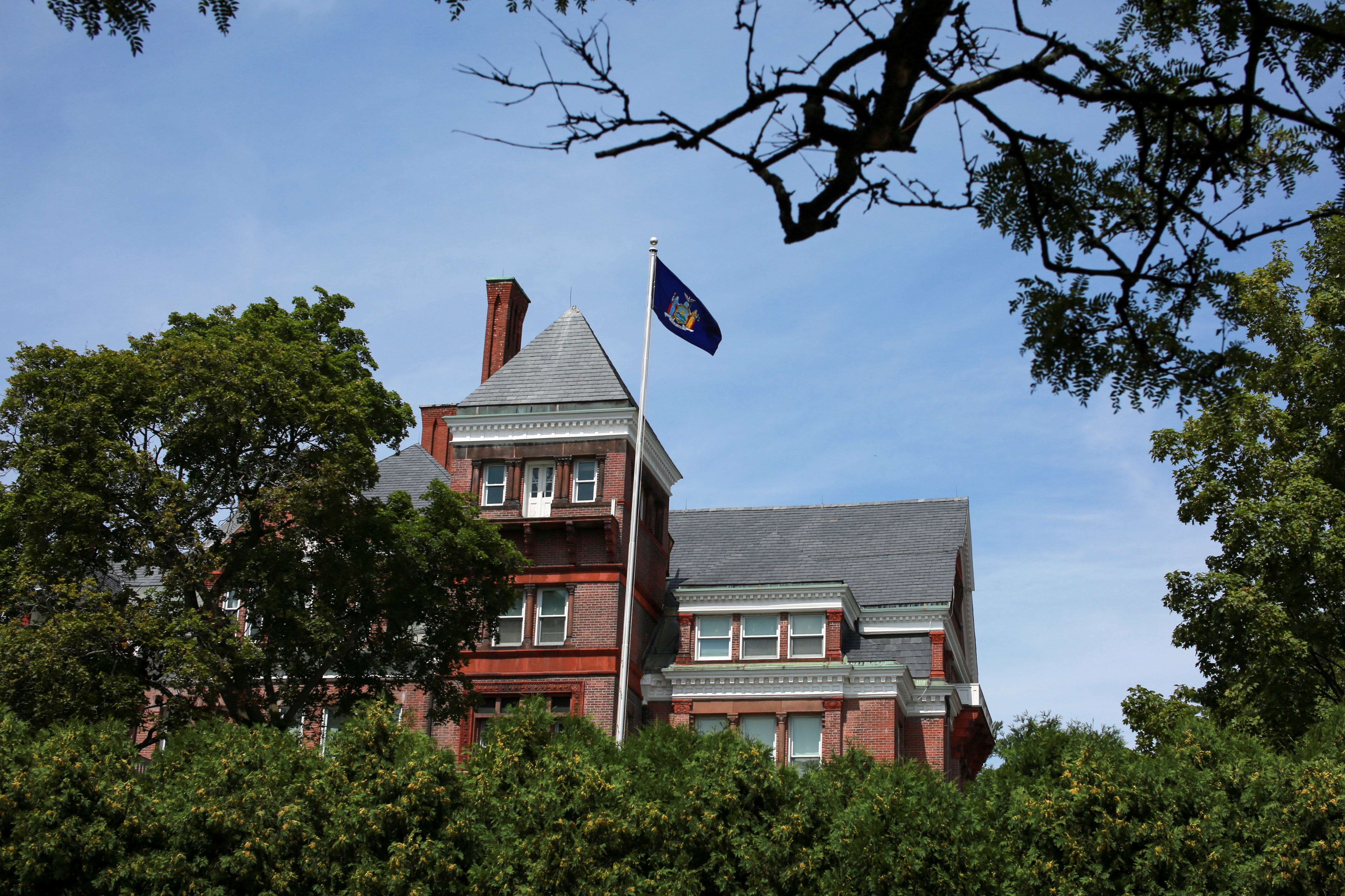 The New York State Governor's Mansion is seen in Albany, New York