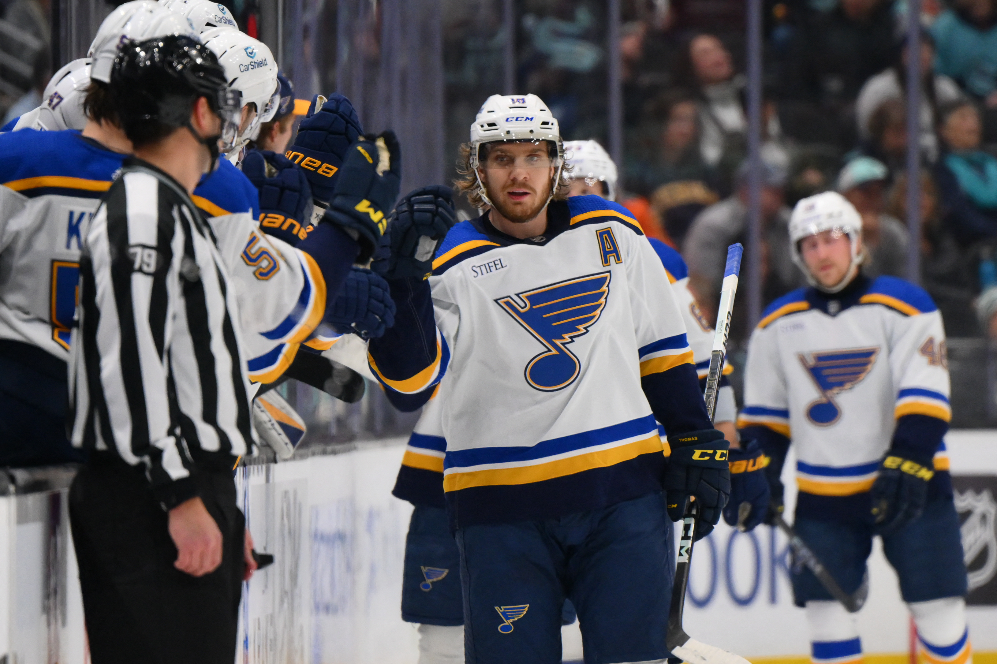 Pavel Buchnevich's OT goal sends Blues past Kraken | Reuters