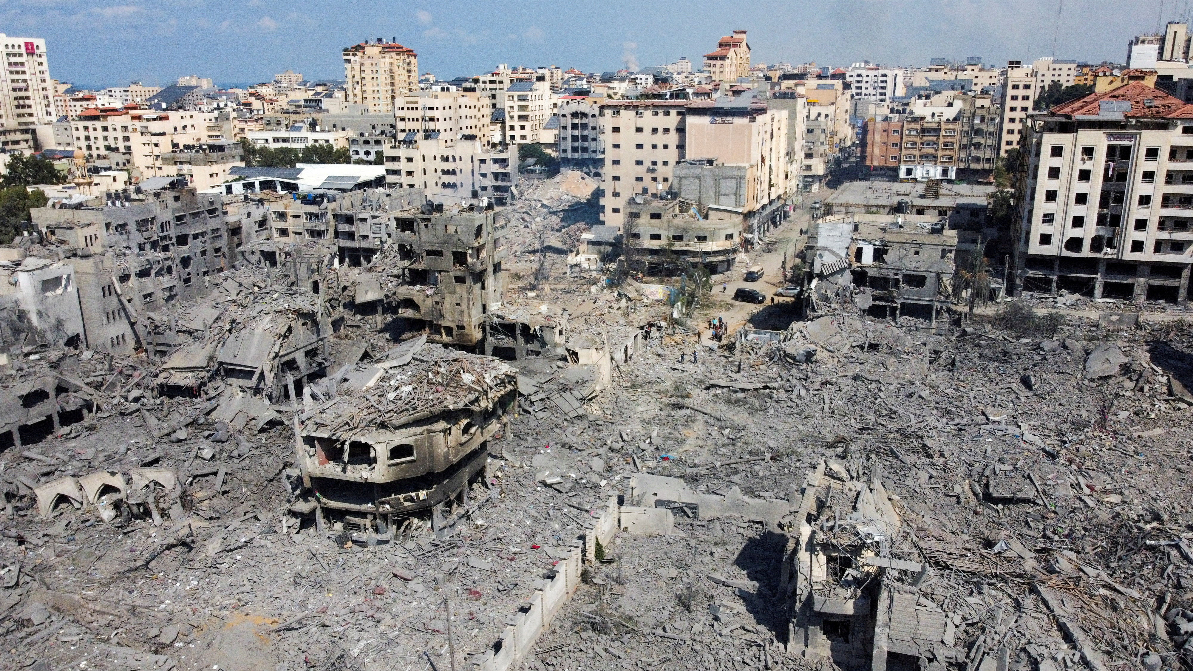 Aftermath of Israeli strikes on Gaza