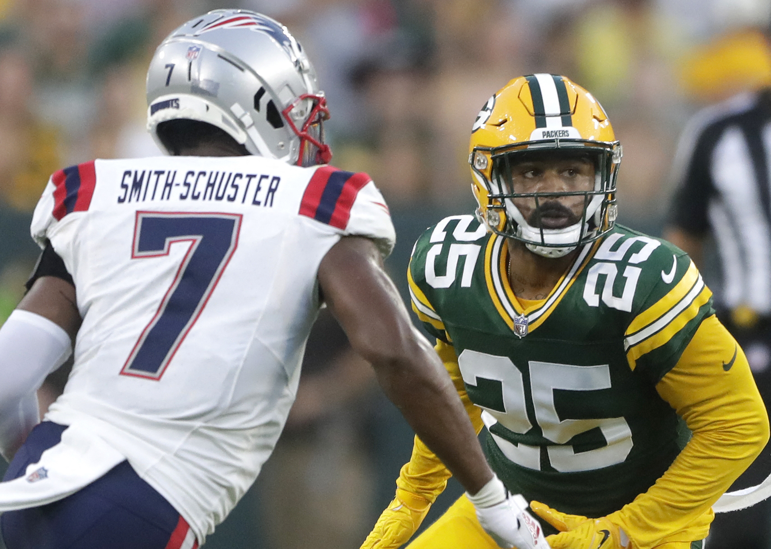 Patriots beat Packers 21-17 in preseason game while rookie wide