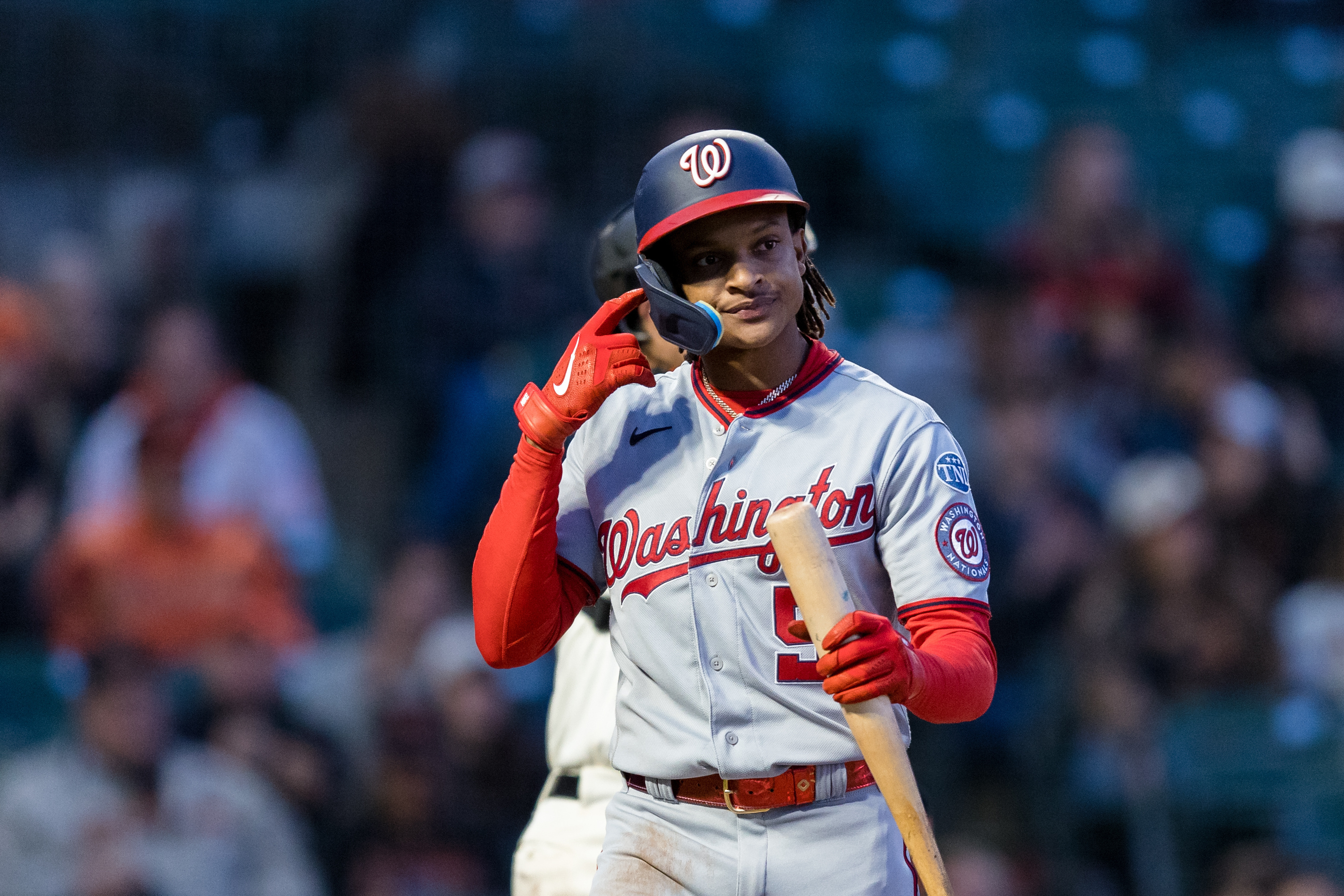 Abrams, Thomas homer, rookie Jake Irvin strikes out 9 as Nationals defeat Giants  5-3 - The San Diego Union-Tribune