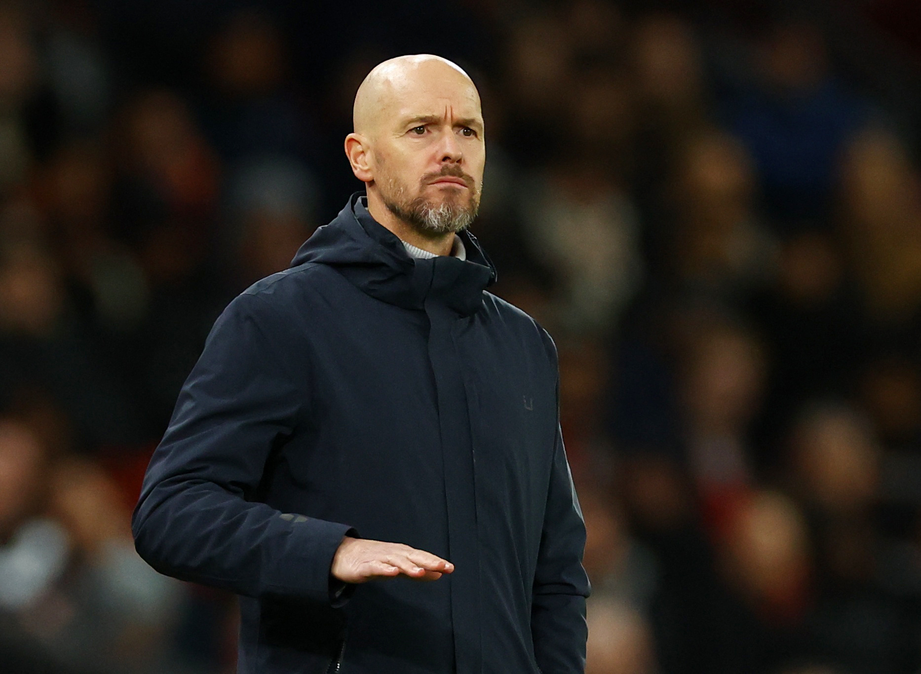 Erik ten Hag at Old Trafford.