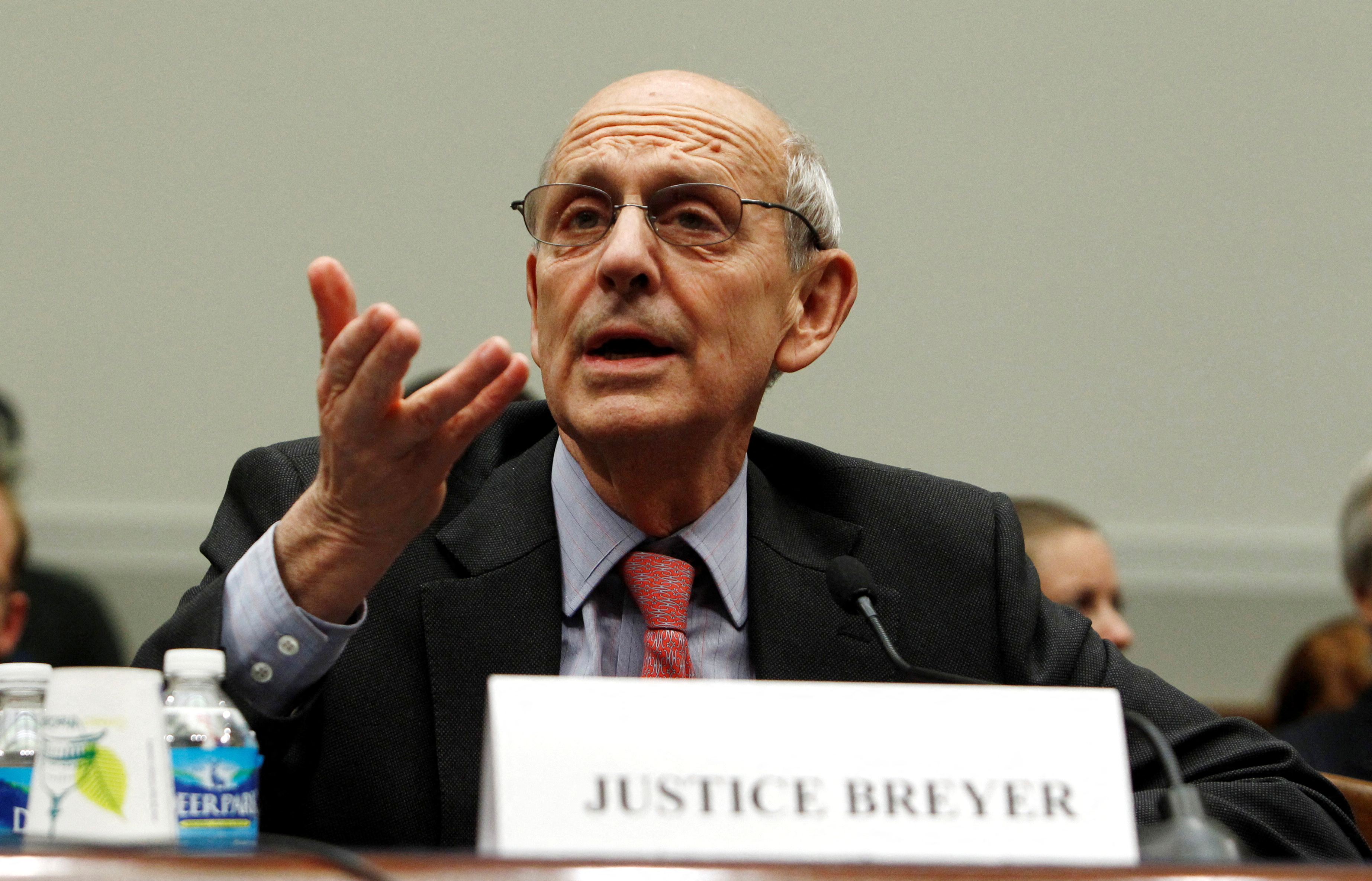 Justice Breyer testifies on Capitol Hill in Washington