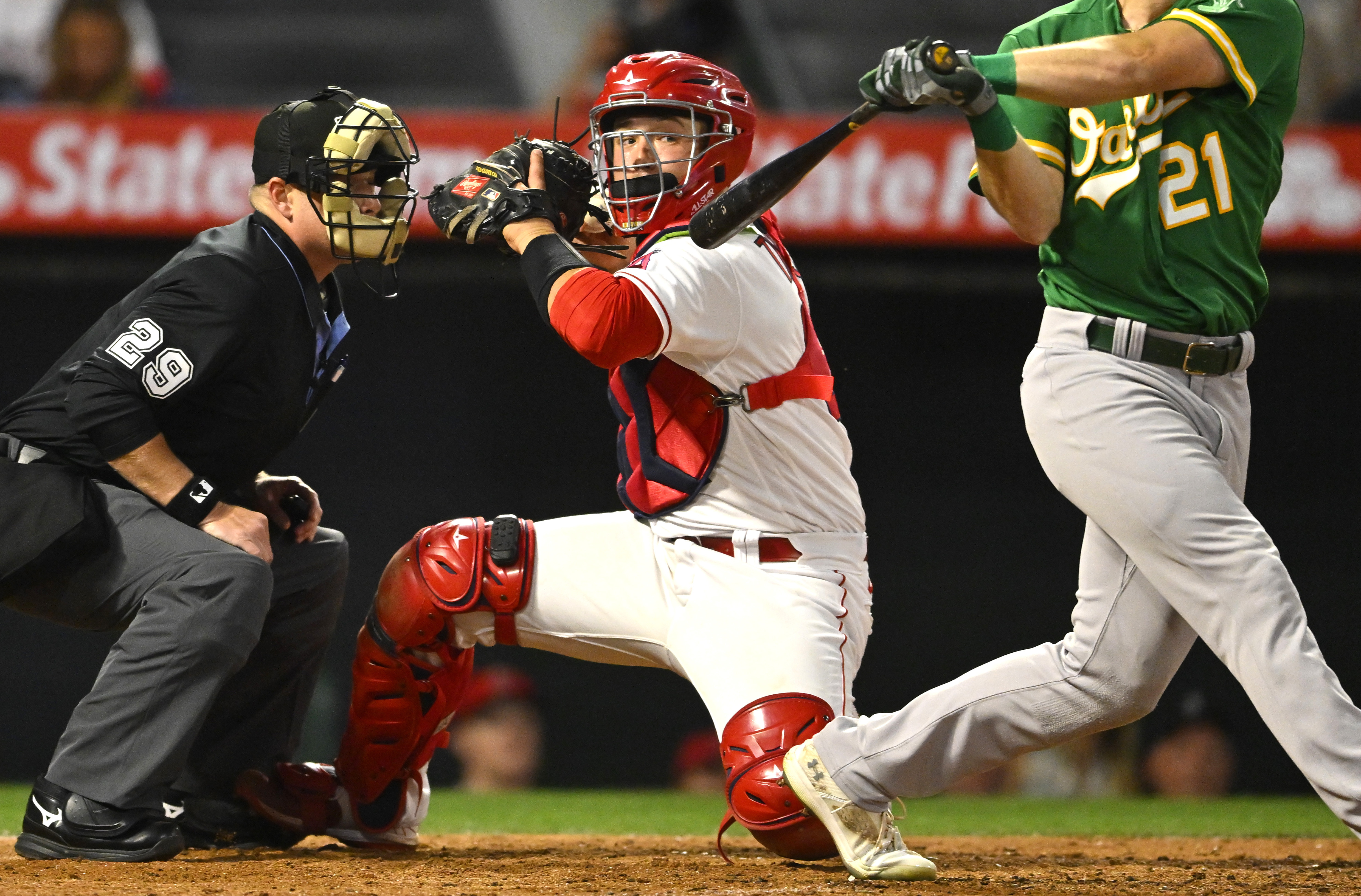 Anthony Rendon punch: Angels star swings, misses at A's fan in