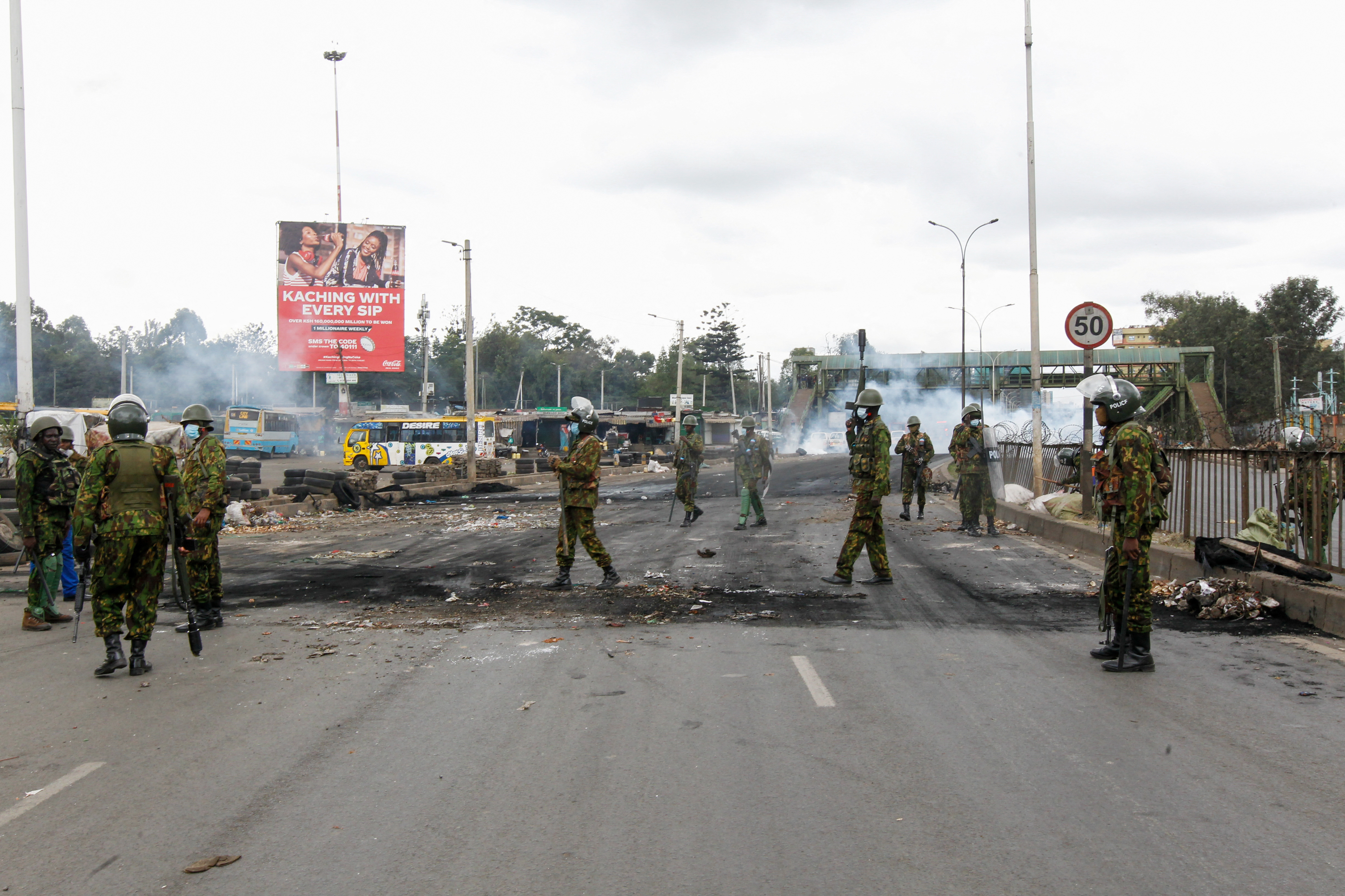 In Pictures Kenya Police Clash With Protesters Amid Presidential Tax in-pictures-kenya-police-clash-with-protesters-amid-presidential-tax