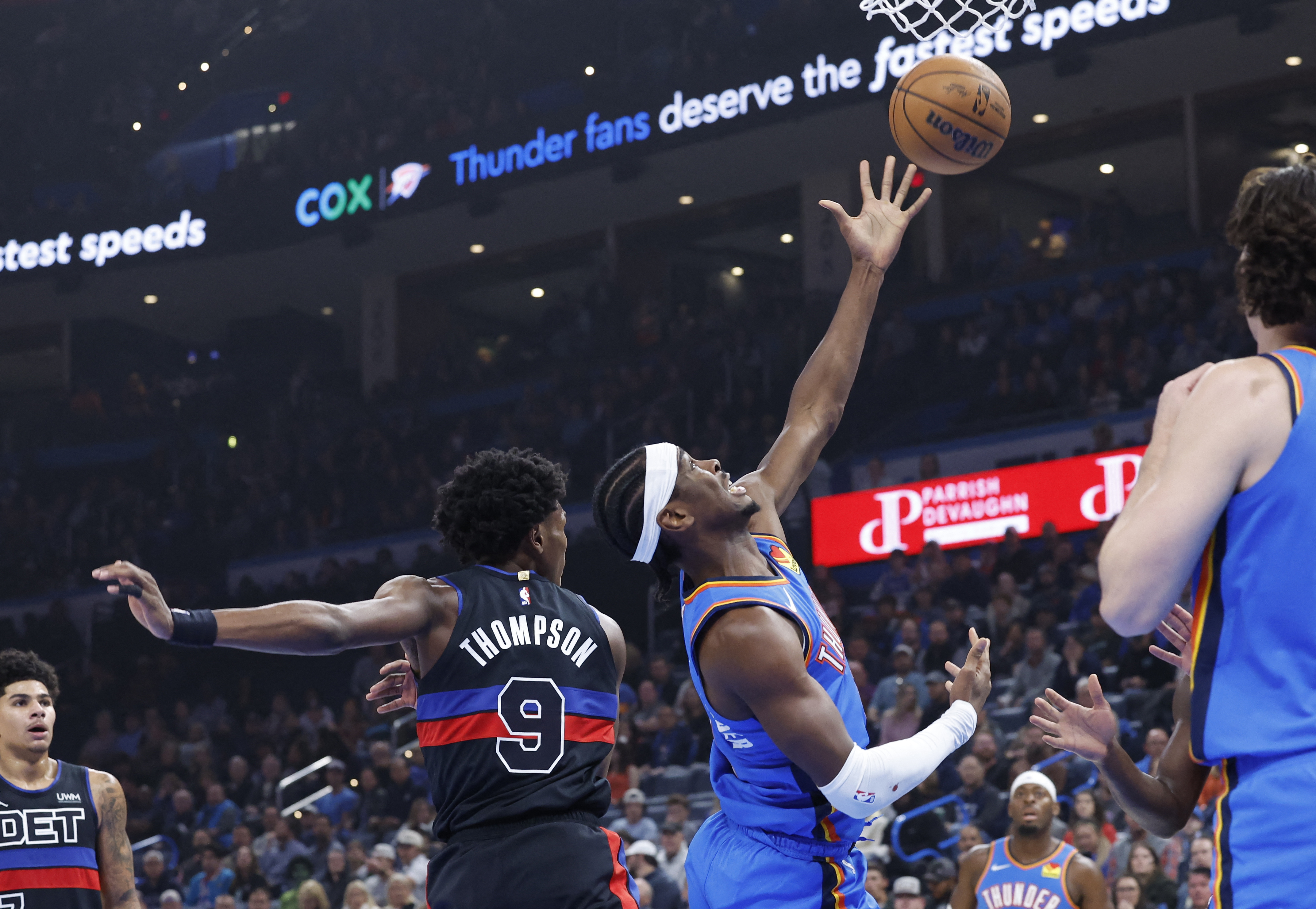 Oklahoma City's Shai Gilgeous-Alexander to replace Detroit's