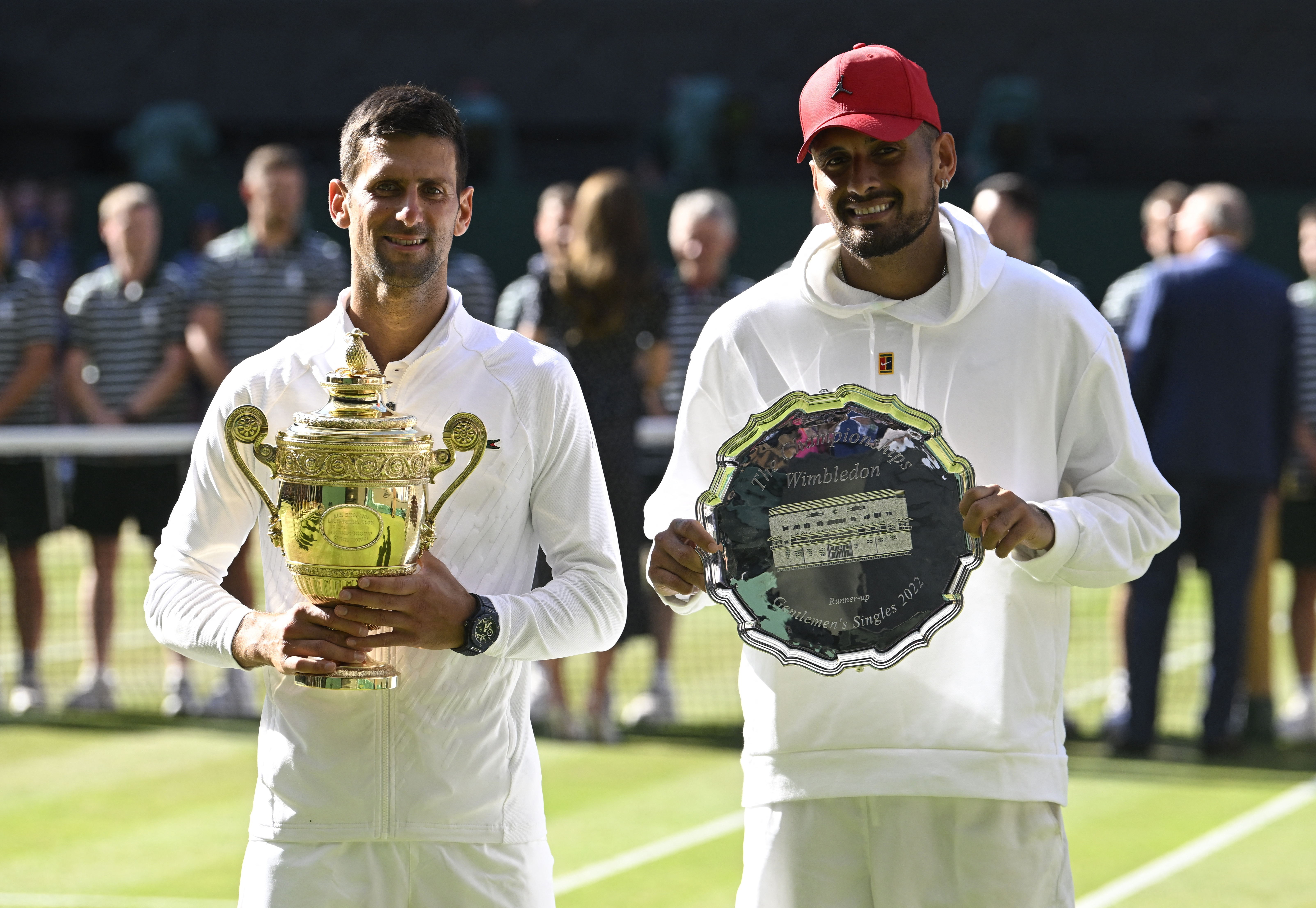 Djokovic faces Kyrgios-backed Thompson as Wimbledon organisers pray for sun Reuters