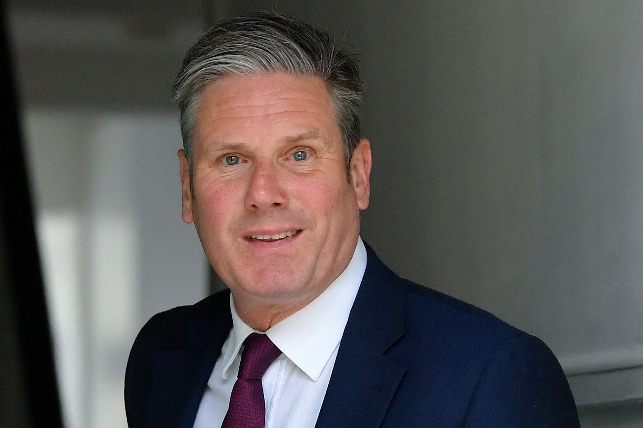 Britain’s Labour Party leader, Keir Starmer leaves his home in London
