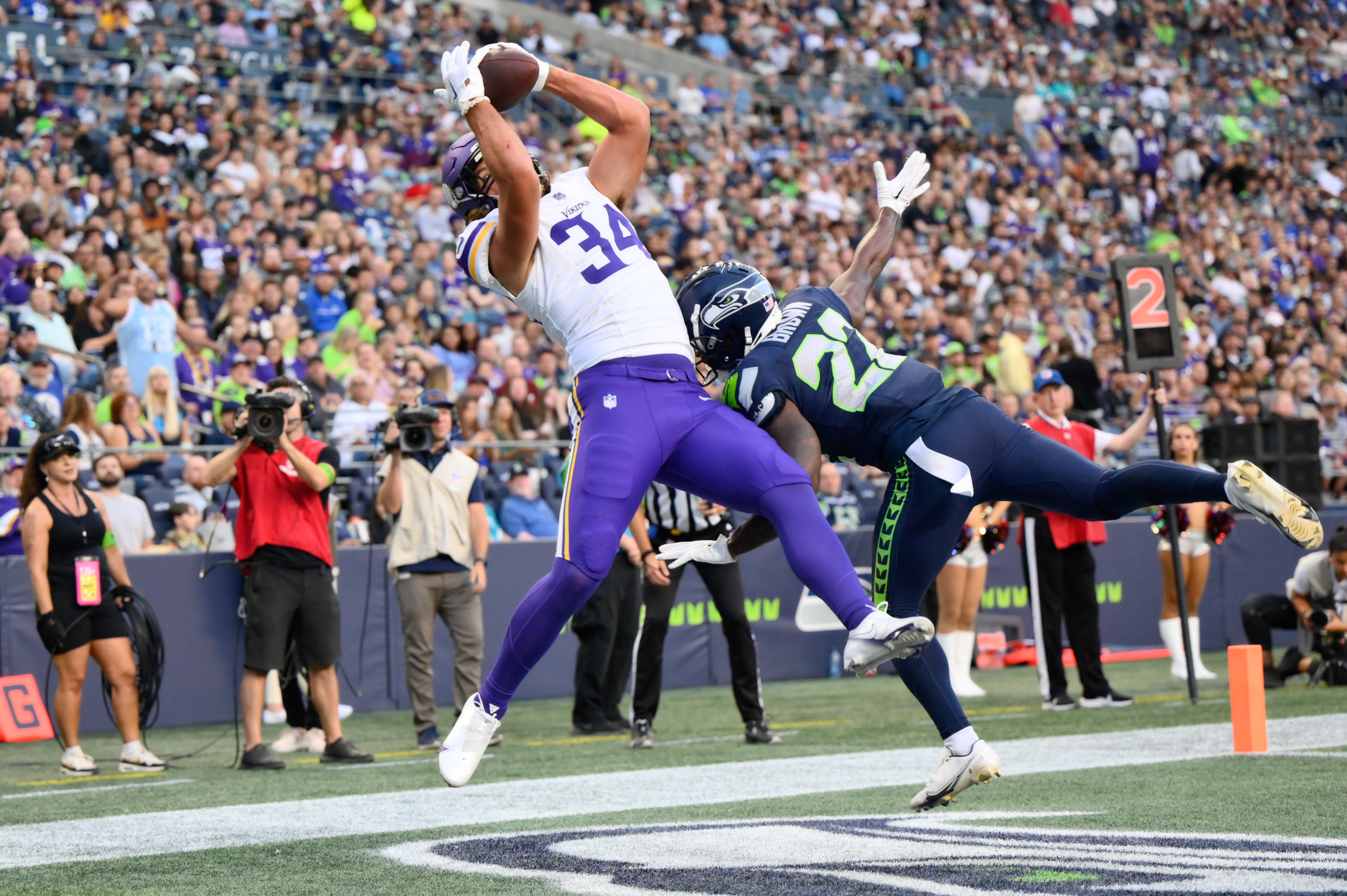 2023 Preseason Week 1 Seahawks vs. Vikings Drew Lock Throws 29-Yard Pass To  Jake Bobo Highlight