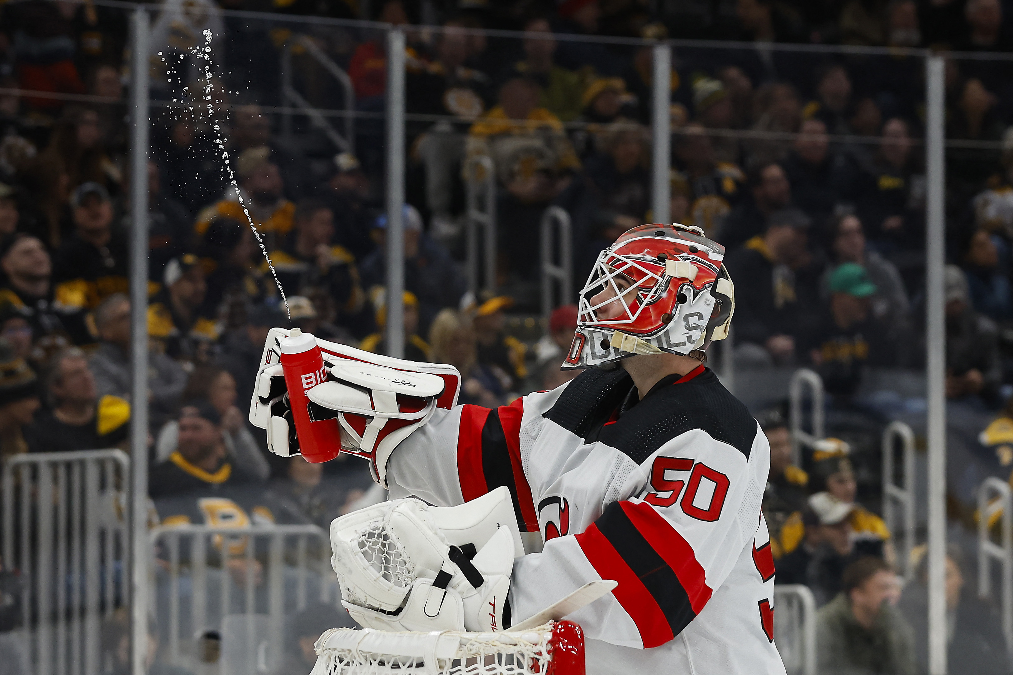 Jeremy Swayman's Shutout Helps Bruins Beat Devils | Reuters