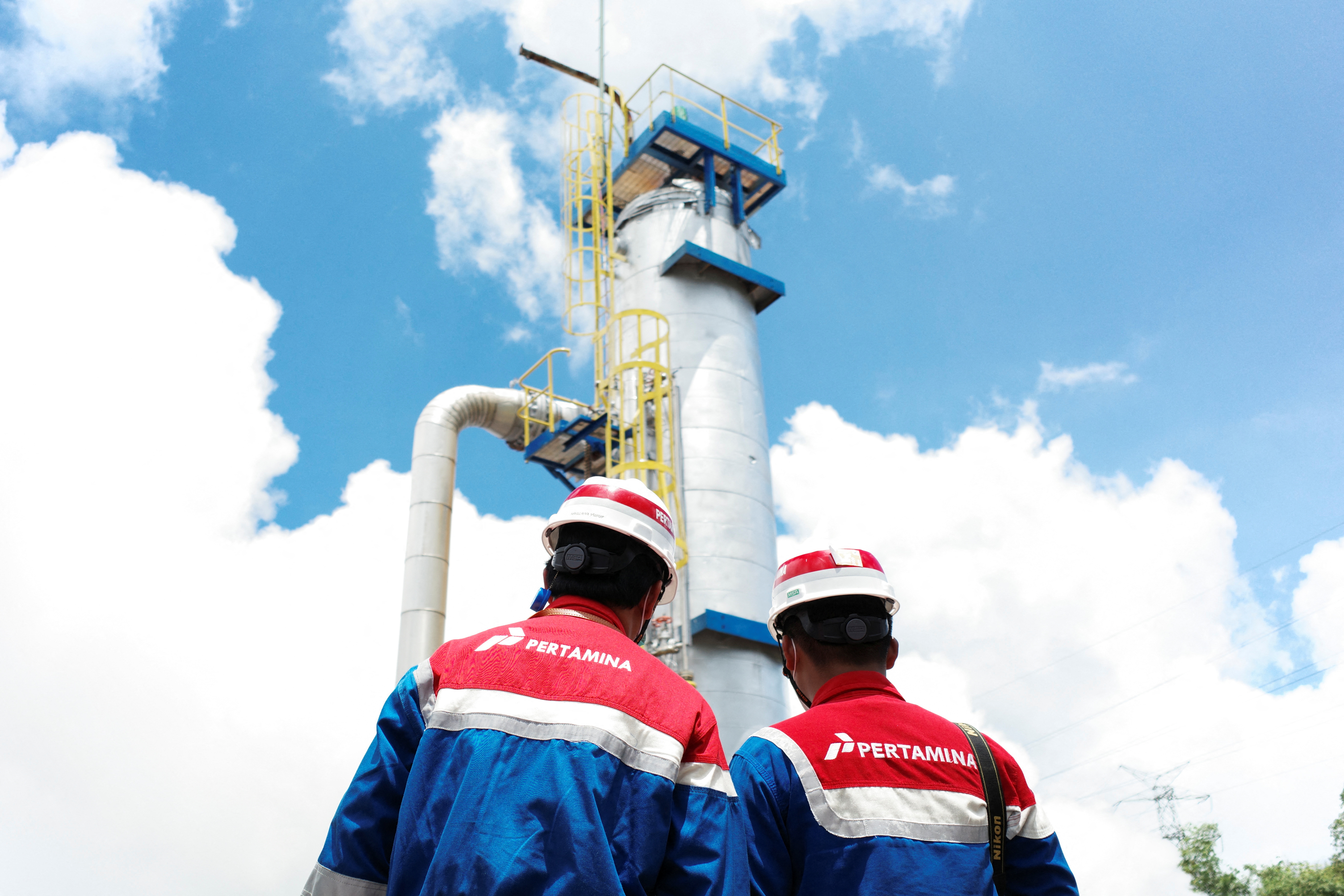Pertamina's geothermal subsidiary plant in Tomohon