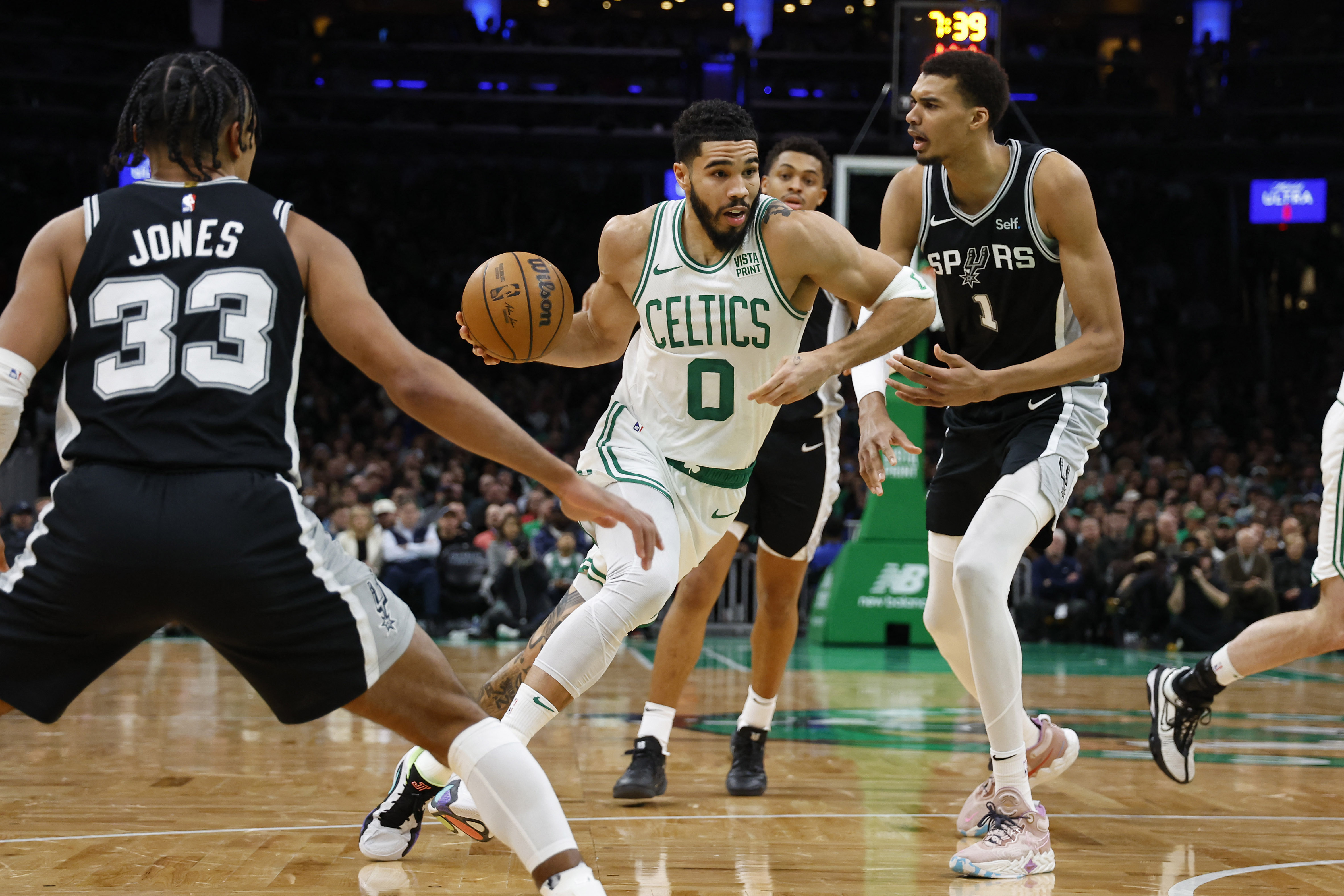 NBA: San Antonio Spurs at Boston Celtics | Reuters