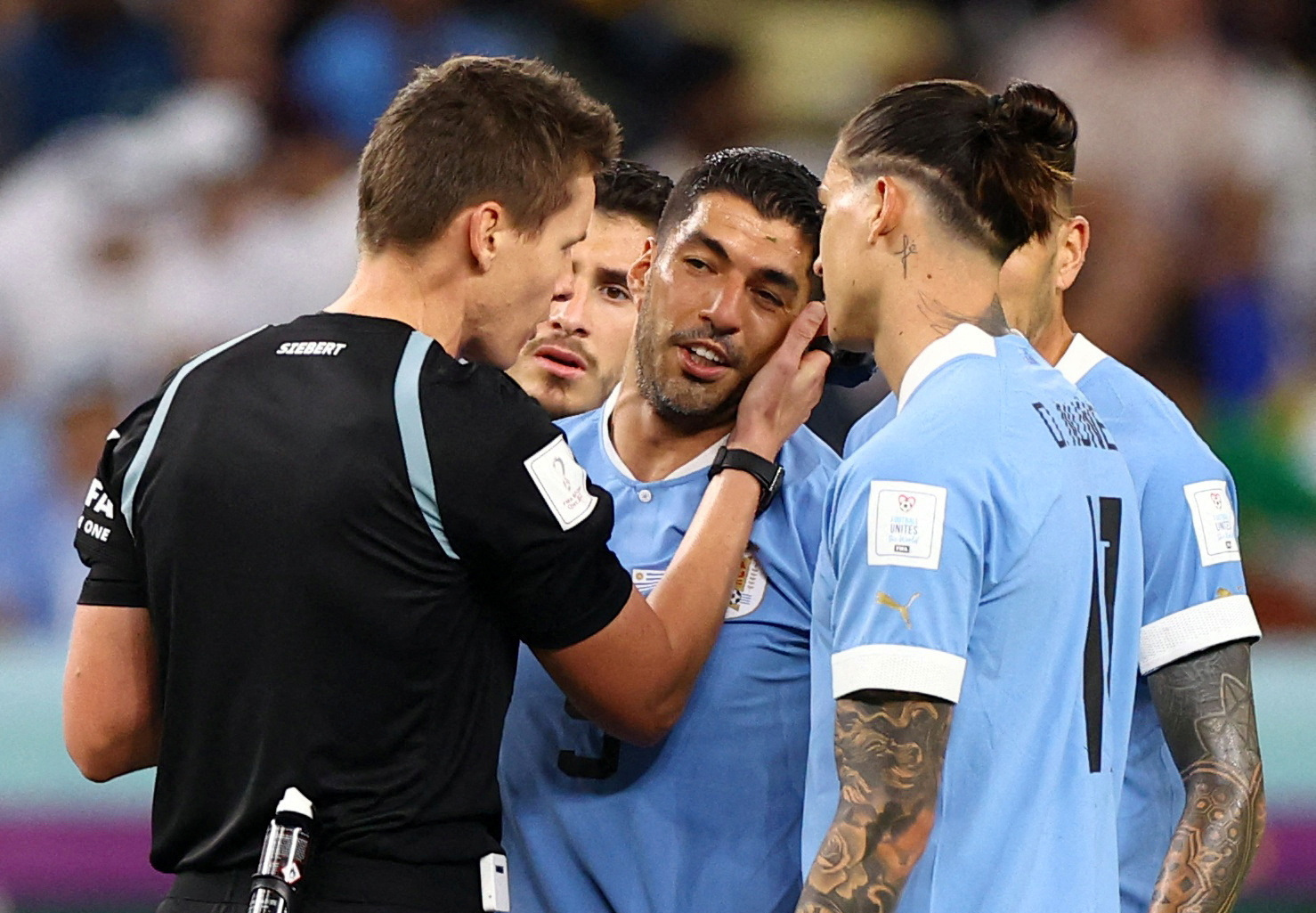 Tears for Suarez! Uruguay fall at group stages after Portugal fail to do  them a World Cup favour