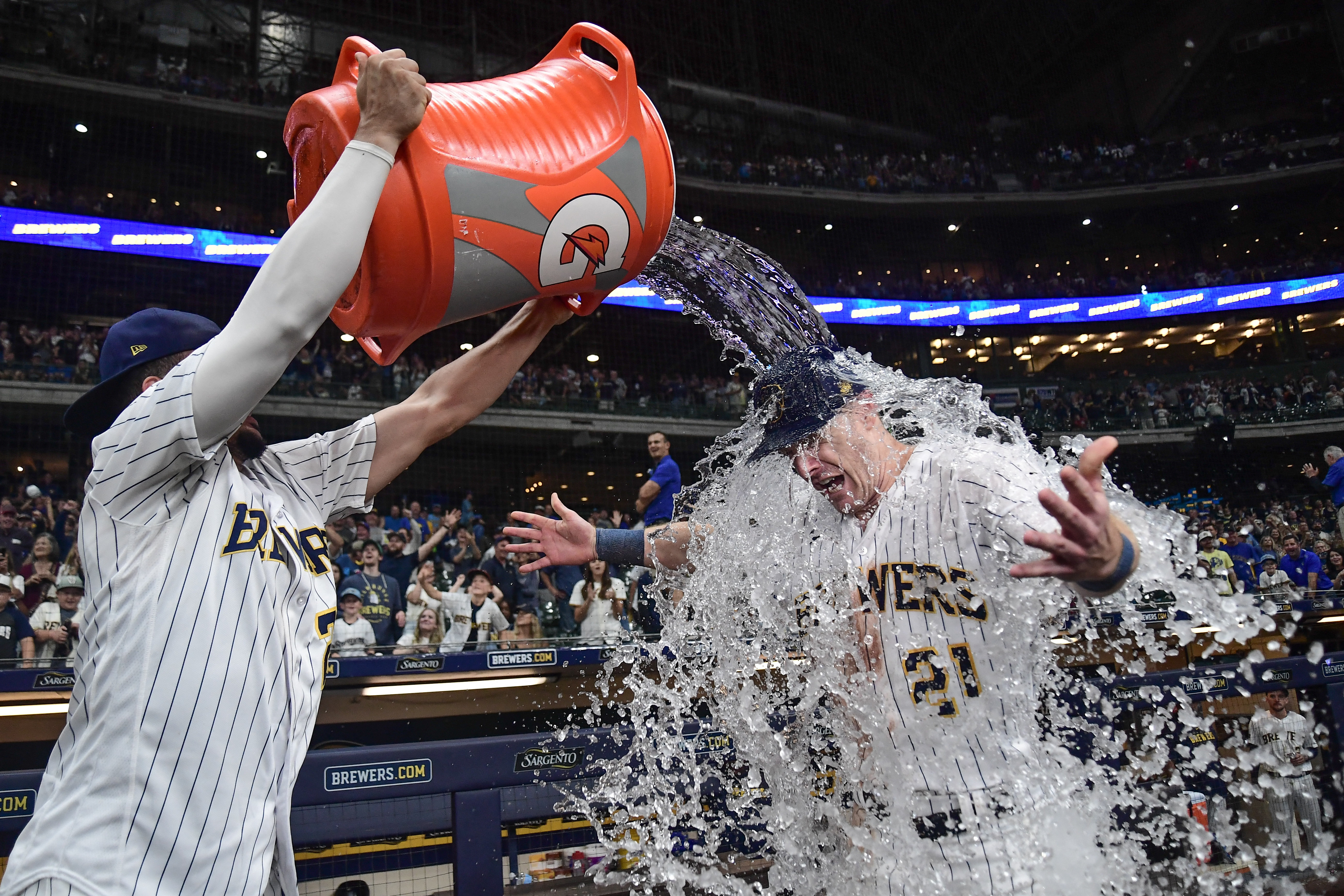 Mark Canha grand slam hands Nationals a loss to Brewers - The Washington  Post