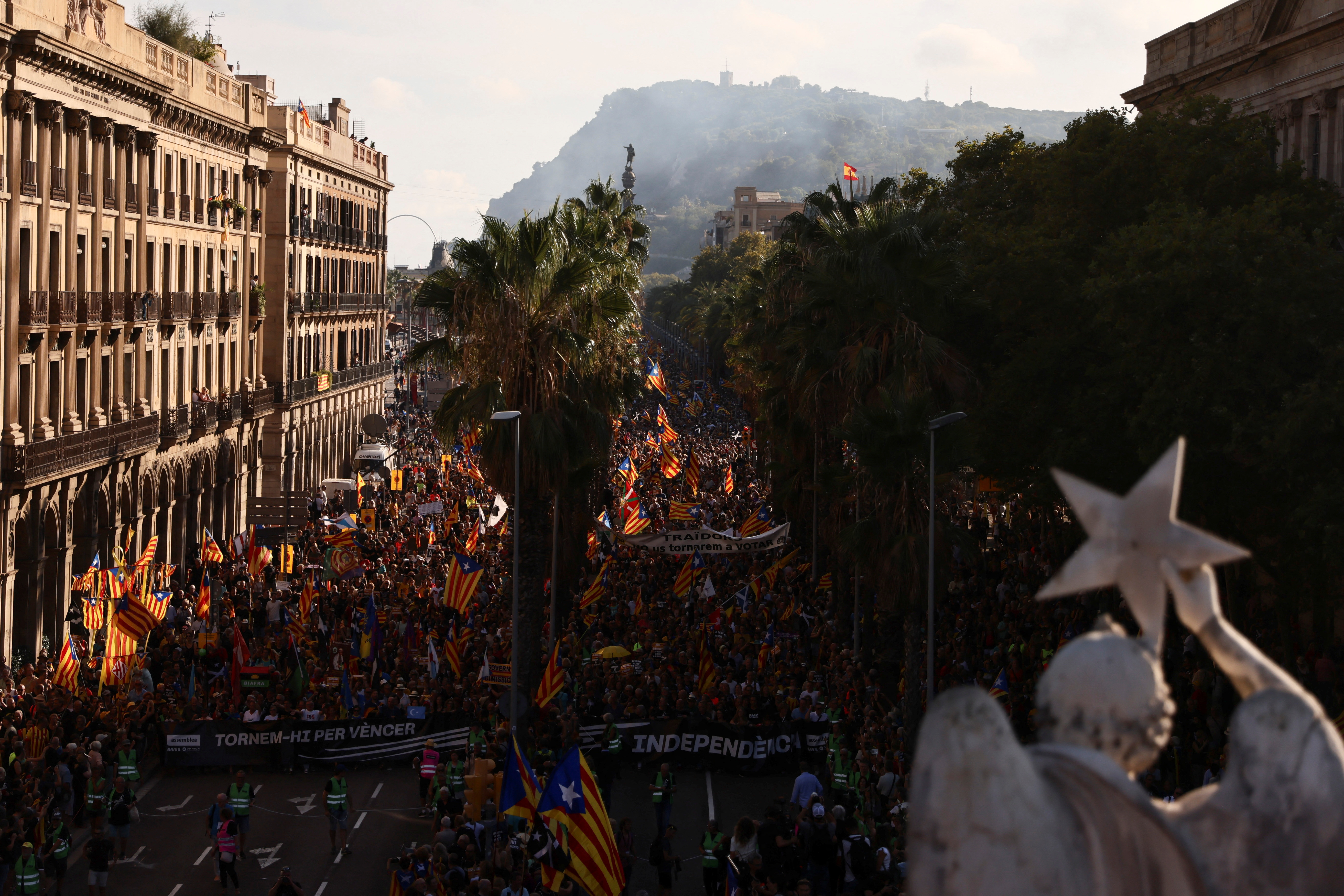 Fiesta Nacional de Cataluña 'La Tiada', en Barcelona