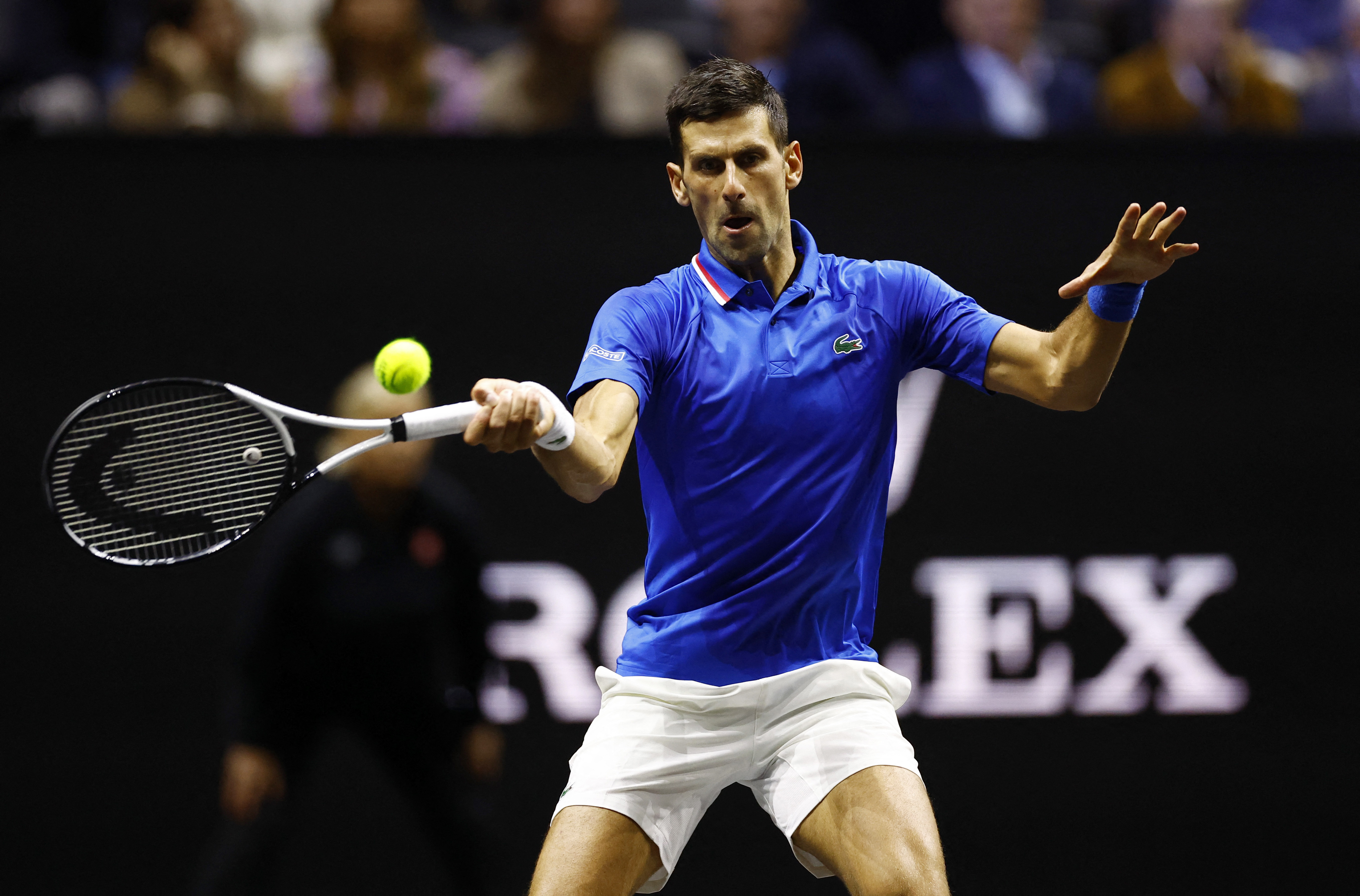 Djokovic dazzles on return to action at Laver Cup Reuters