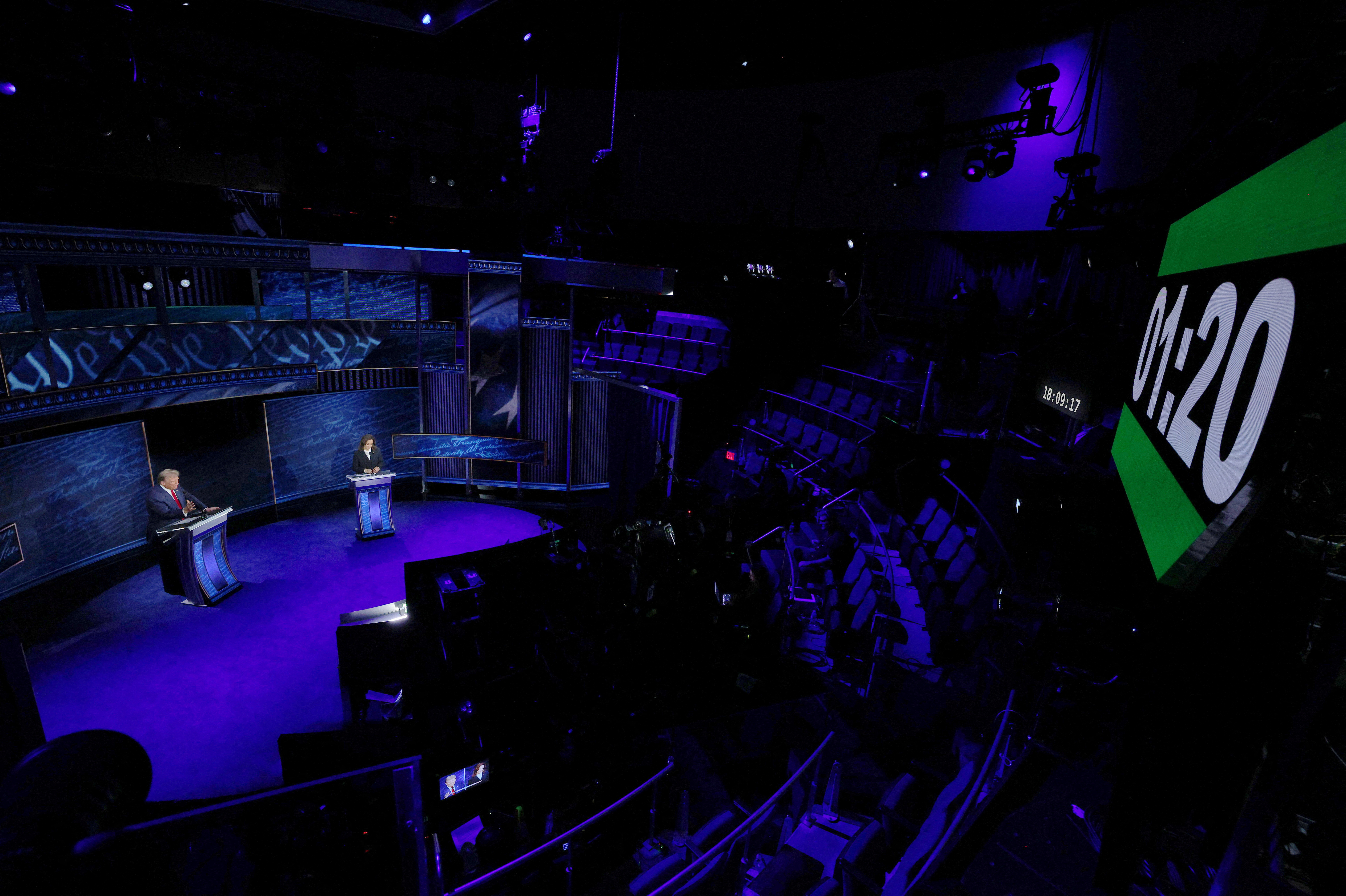 Harris-Trump presidential debate hosted by ABC in Philadelphia, Pennsylvania