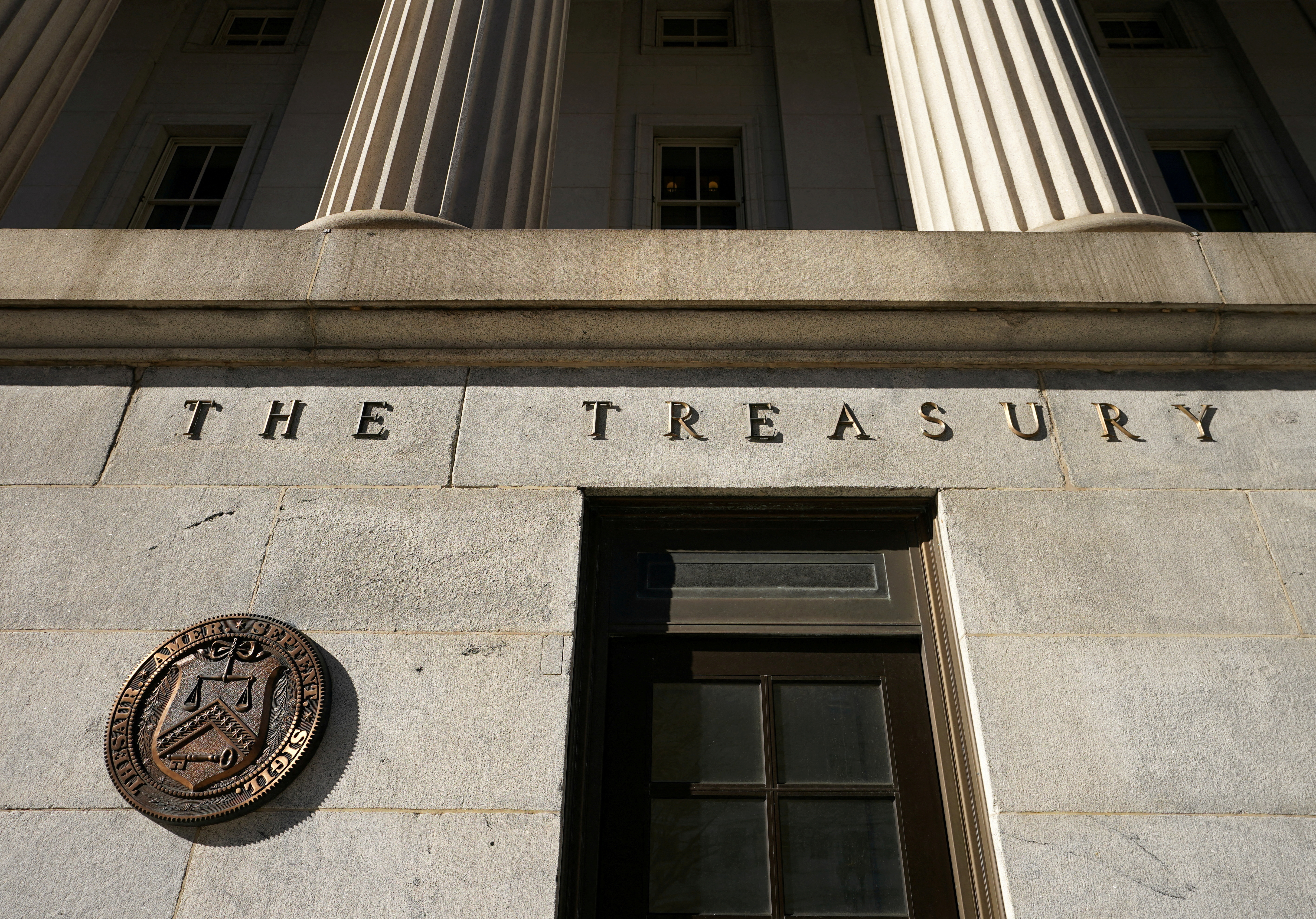 The U.S Treasury building in Washington