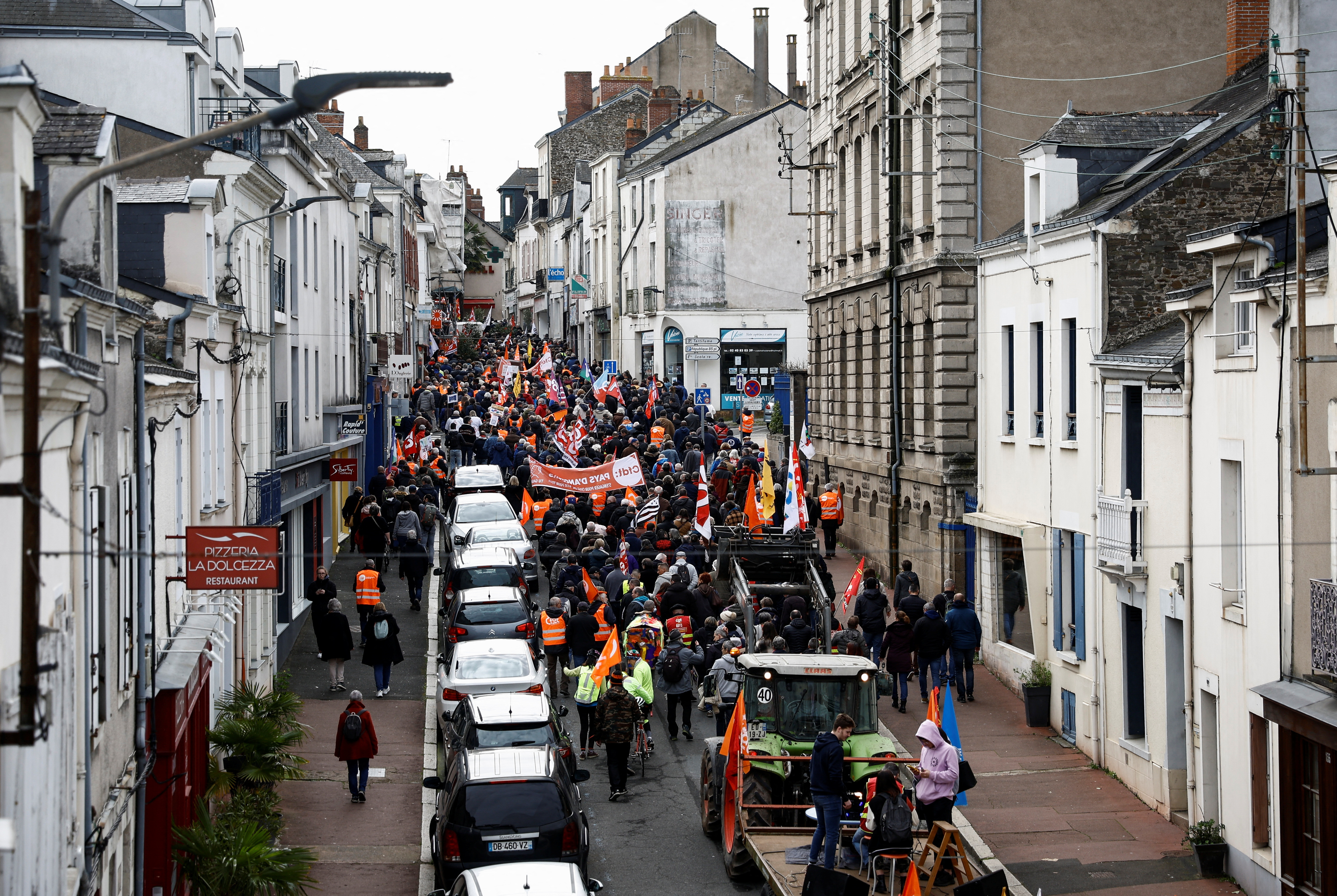 Eighth day of national protest in France against the pension reform
