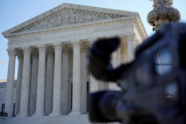 The Supreme Court is seen ahead of the start of it's new term in Washington