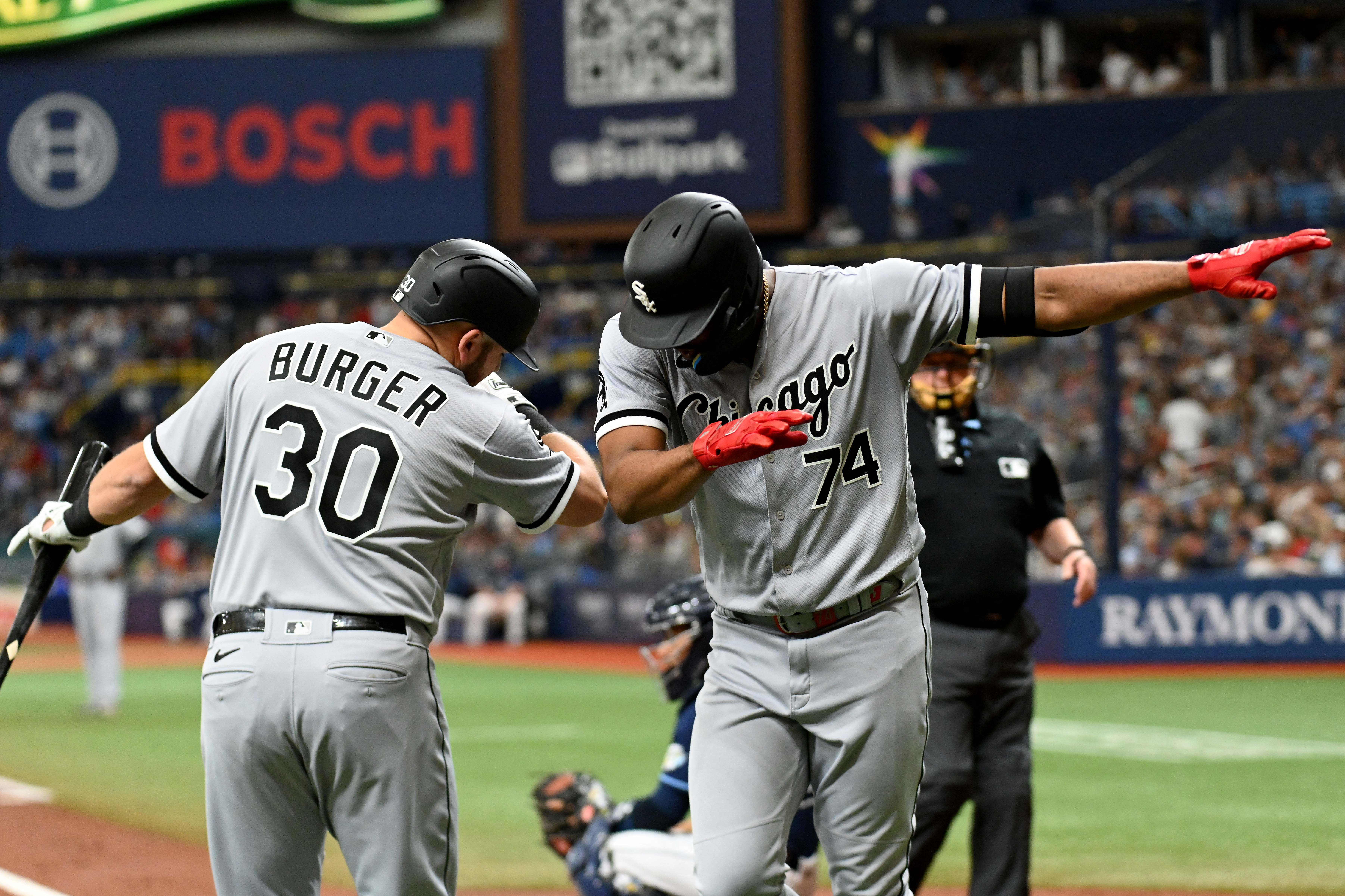 Randy Arozarena gives Rays home-run record in first inning, walkoff win  over White Sox in 10th - The Boston Globe