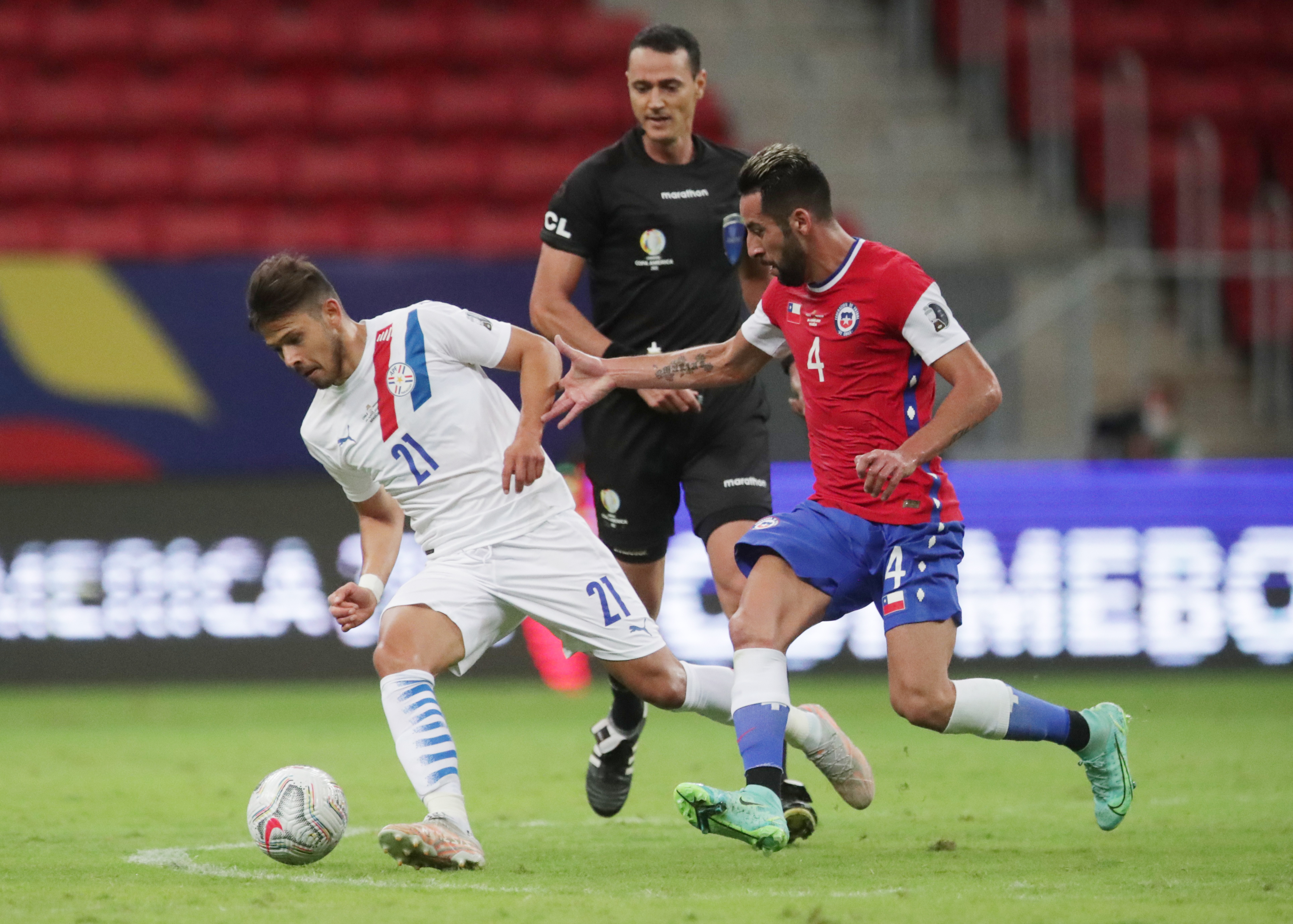 Almiron stars as Paraguay defeat Chile 2-0 in Copa America