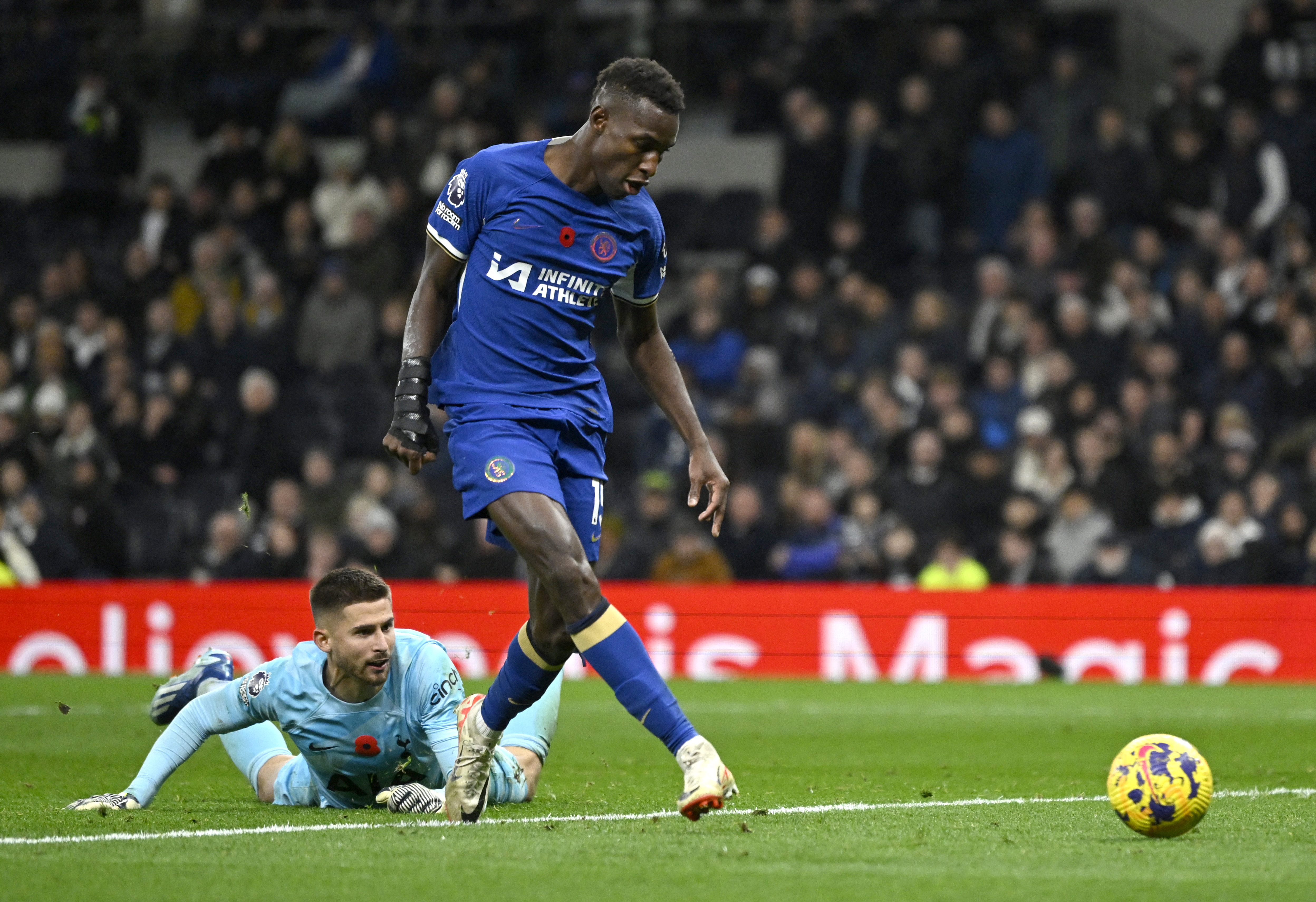 Tottenham vs Chelsea: Nine-man Spurs lose on night of VAR mayhem