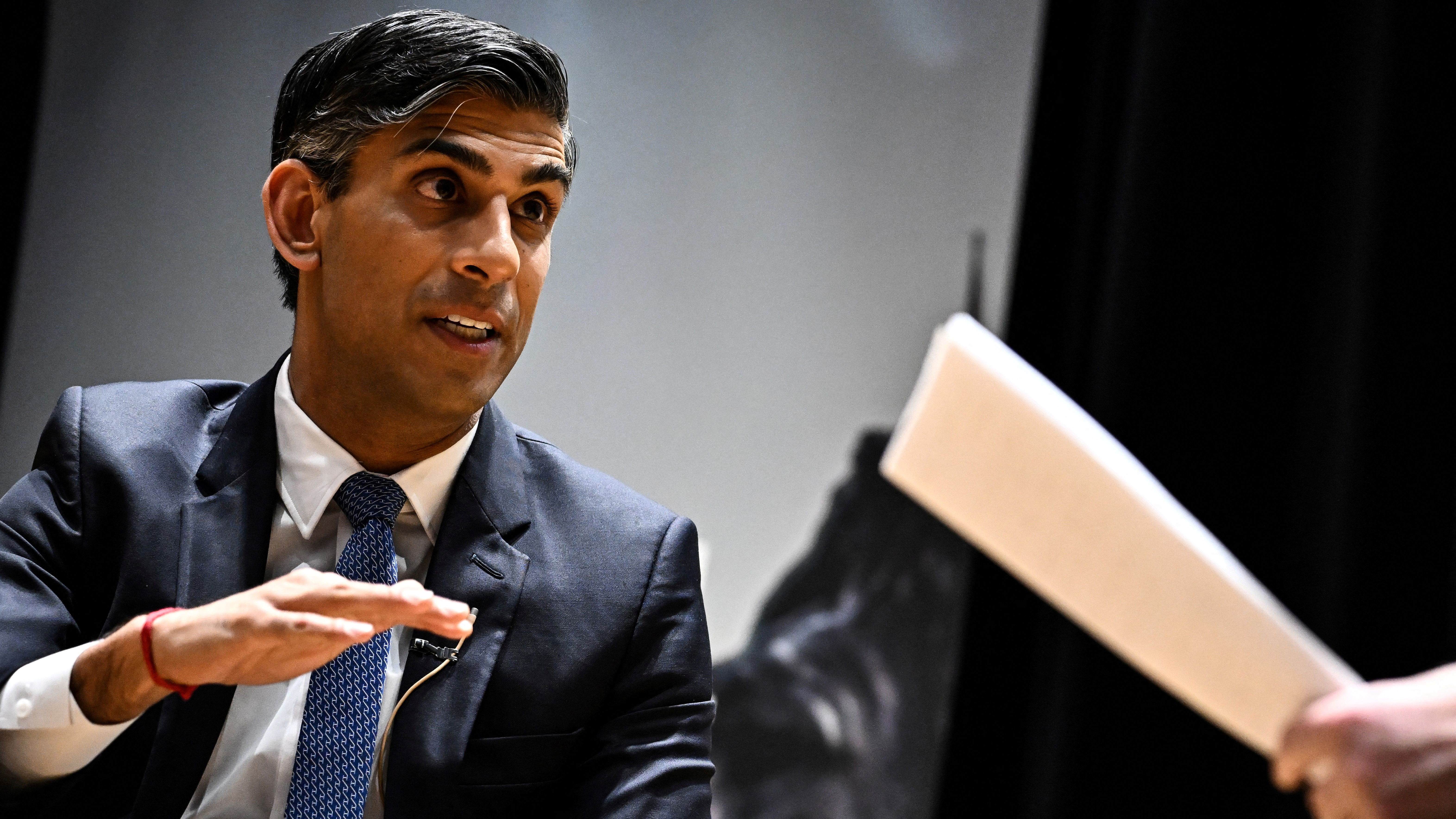 Britain's Prime Minister Rishi Sunak attends the London Defence Conference, at King's College, in London