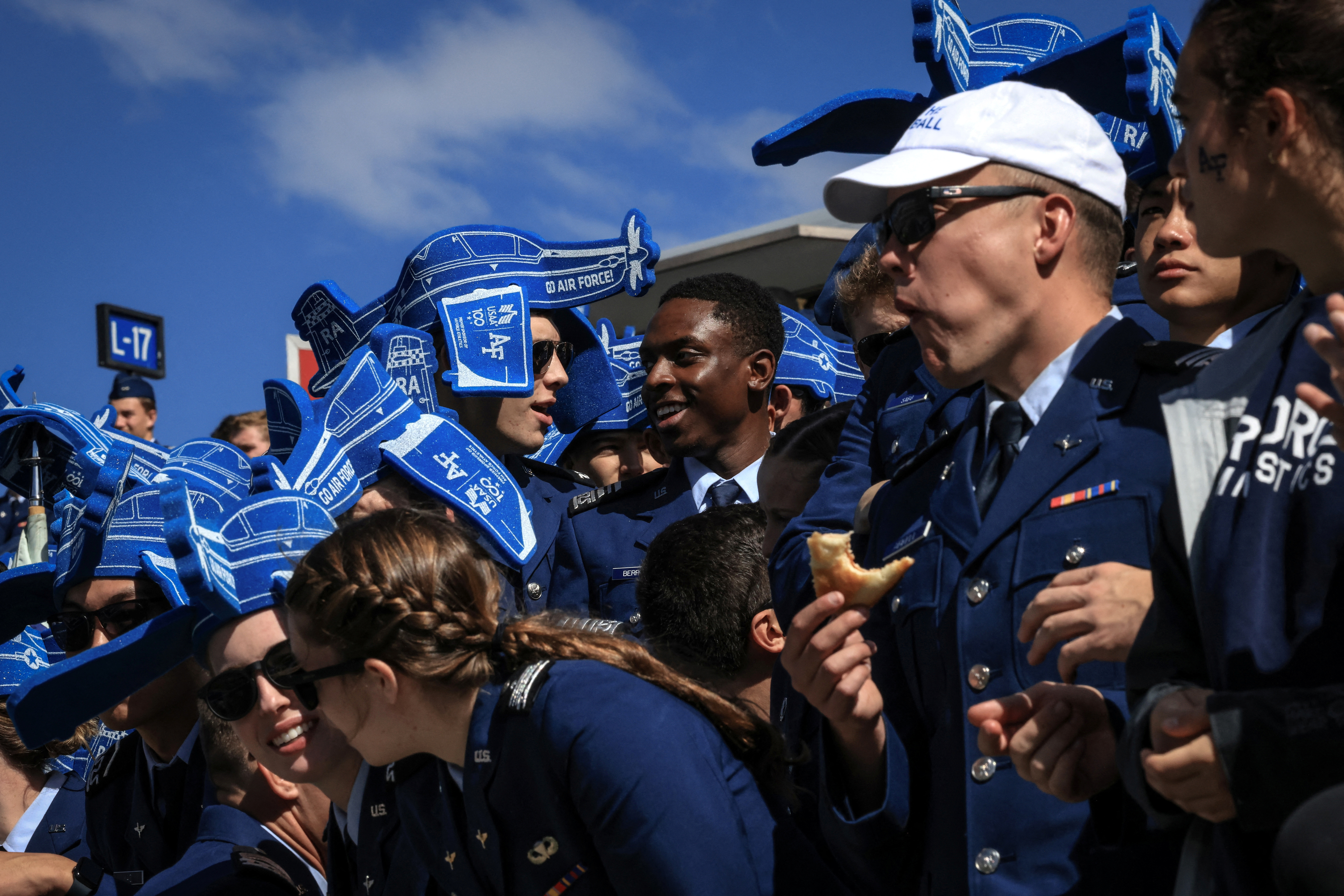 Two cadets, one first year at the U.S. Air Force Academy