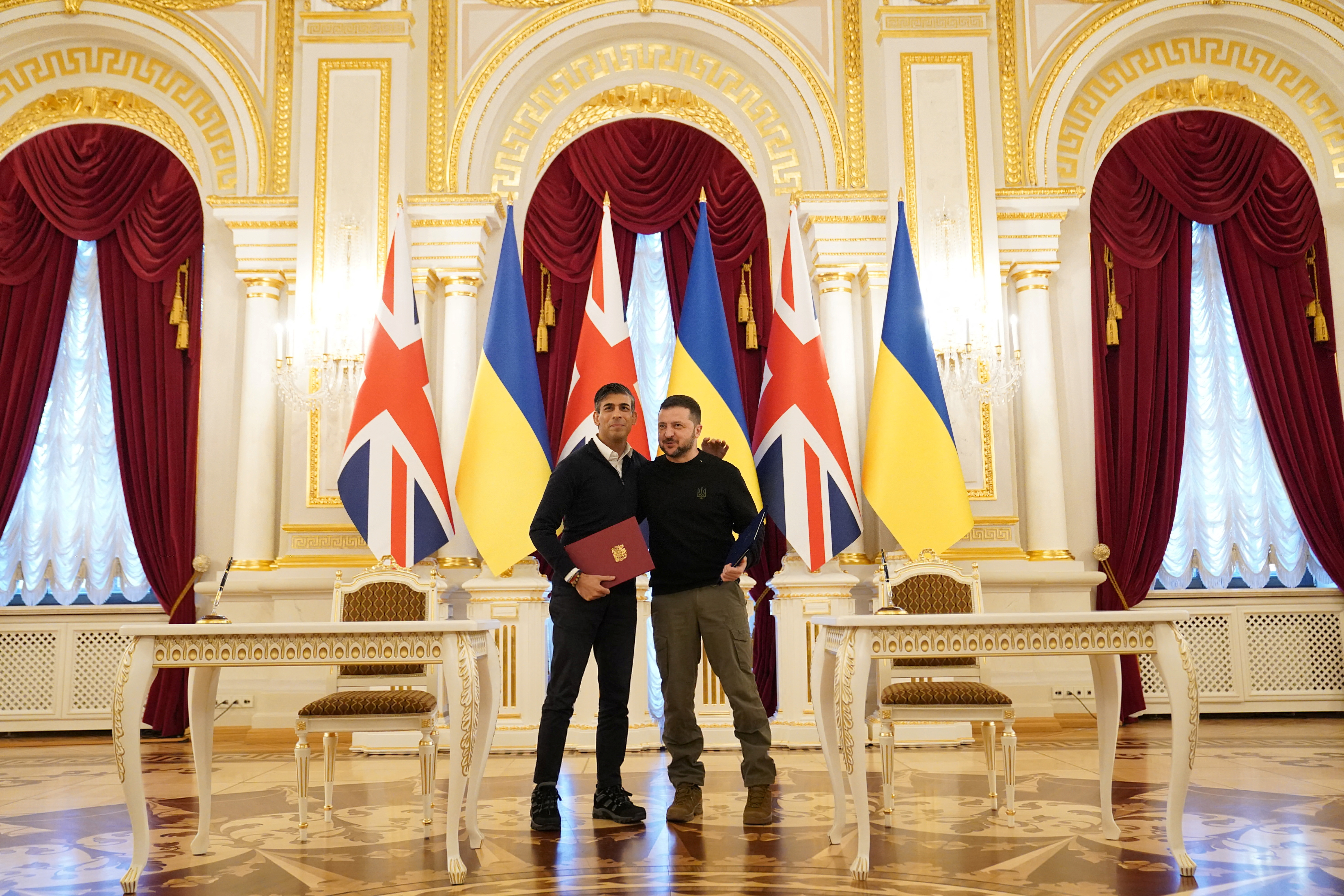British PM Sunak visits Kyiv during Russian invasion of Ukraine