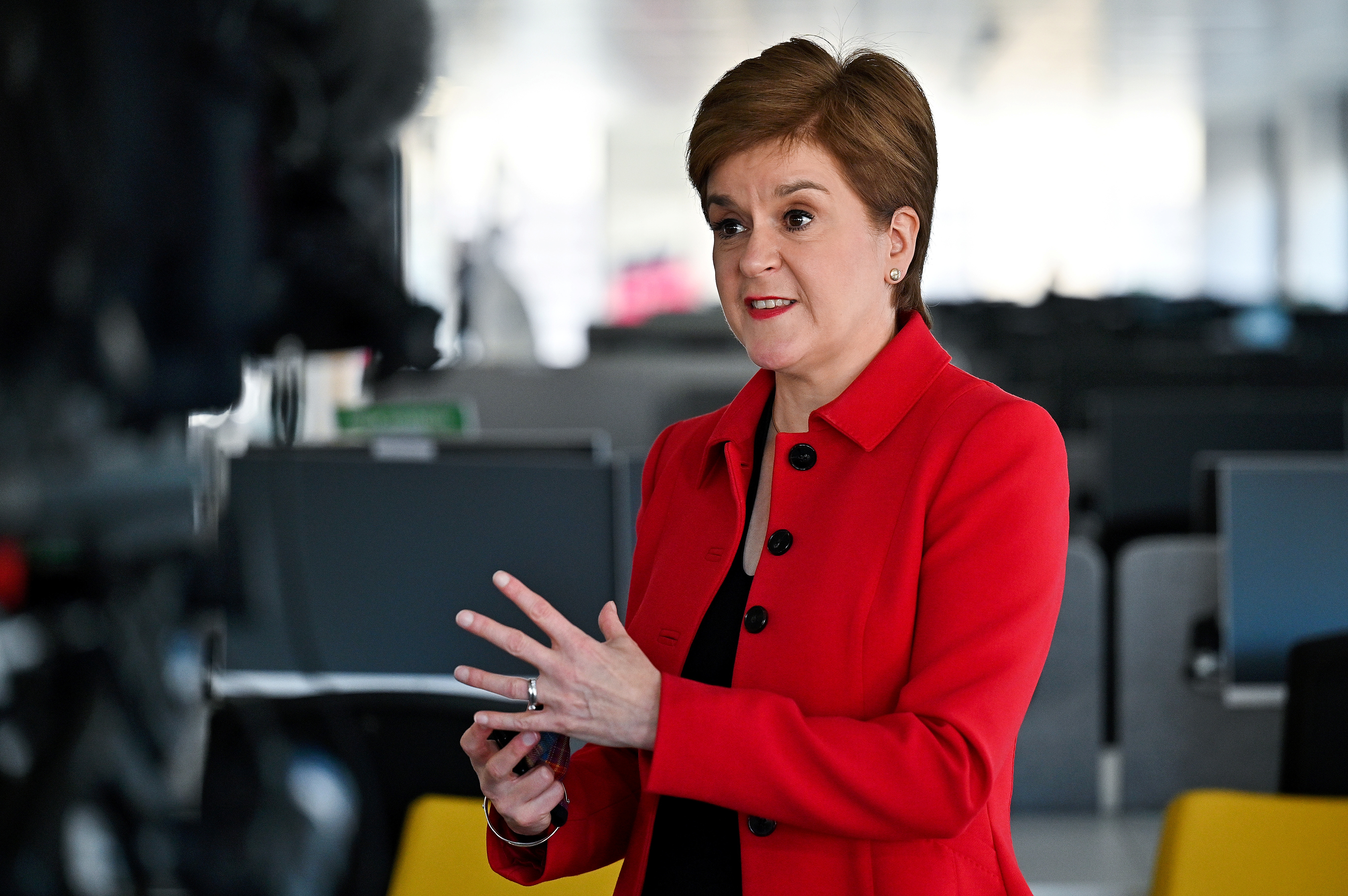 Scotland's First Minister Sturgeon visits Social Security Scotland offices for significant jobs announcement