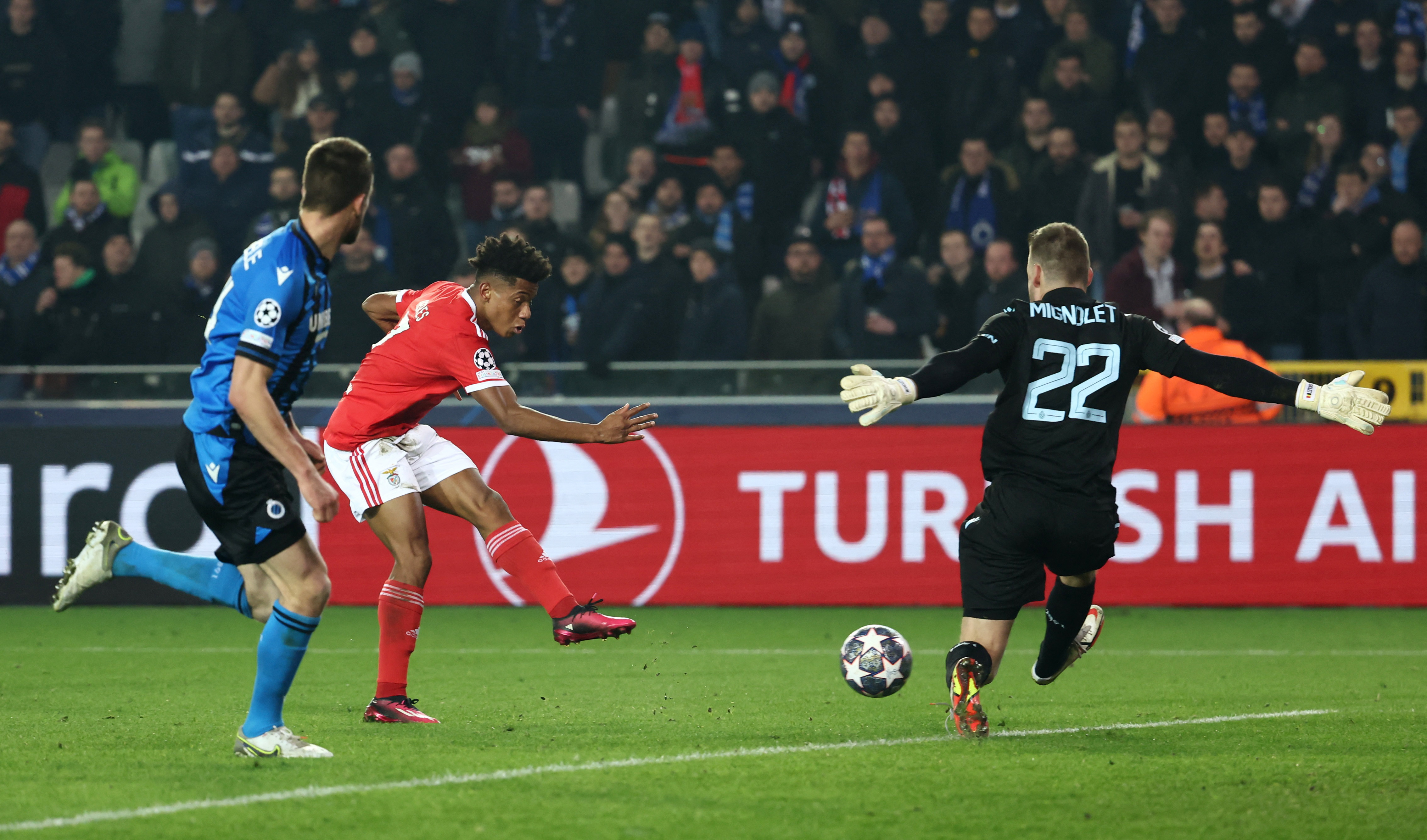 Club Brugge thrashed by Benfica in humiliating Champions League exit