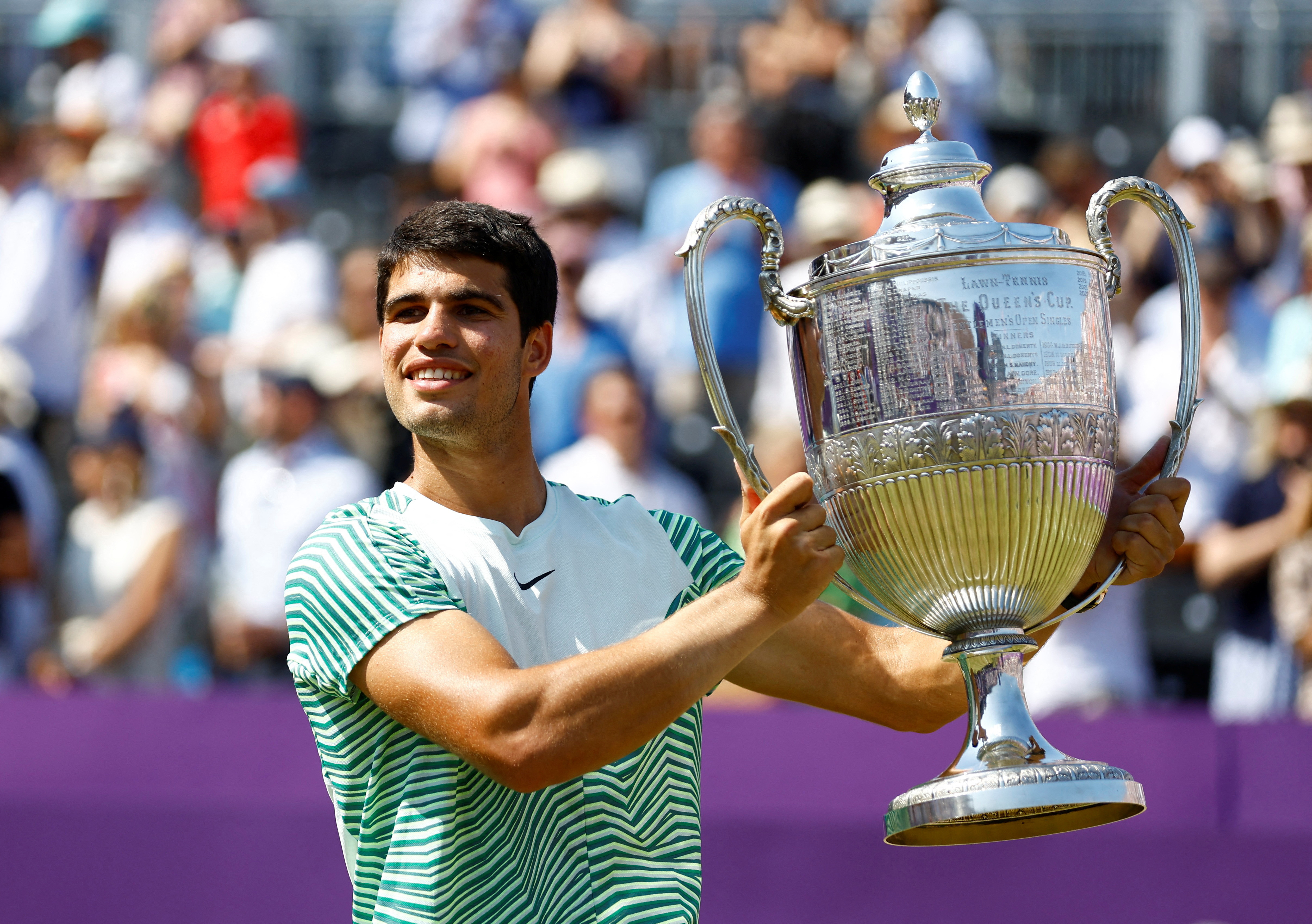 Alcaraz back at Queen s as he announces grasscourt schedule Reuters