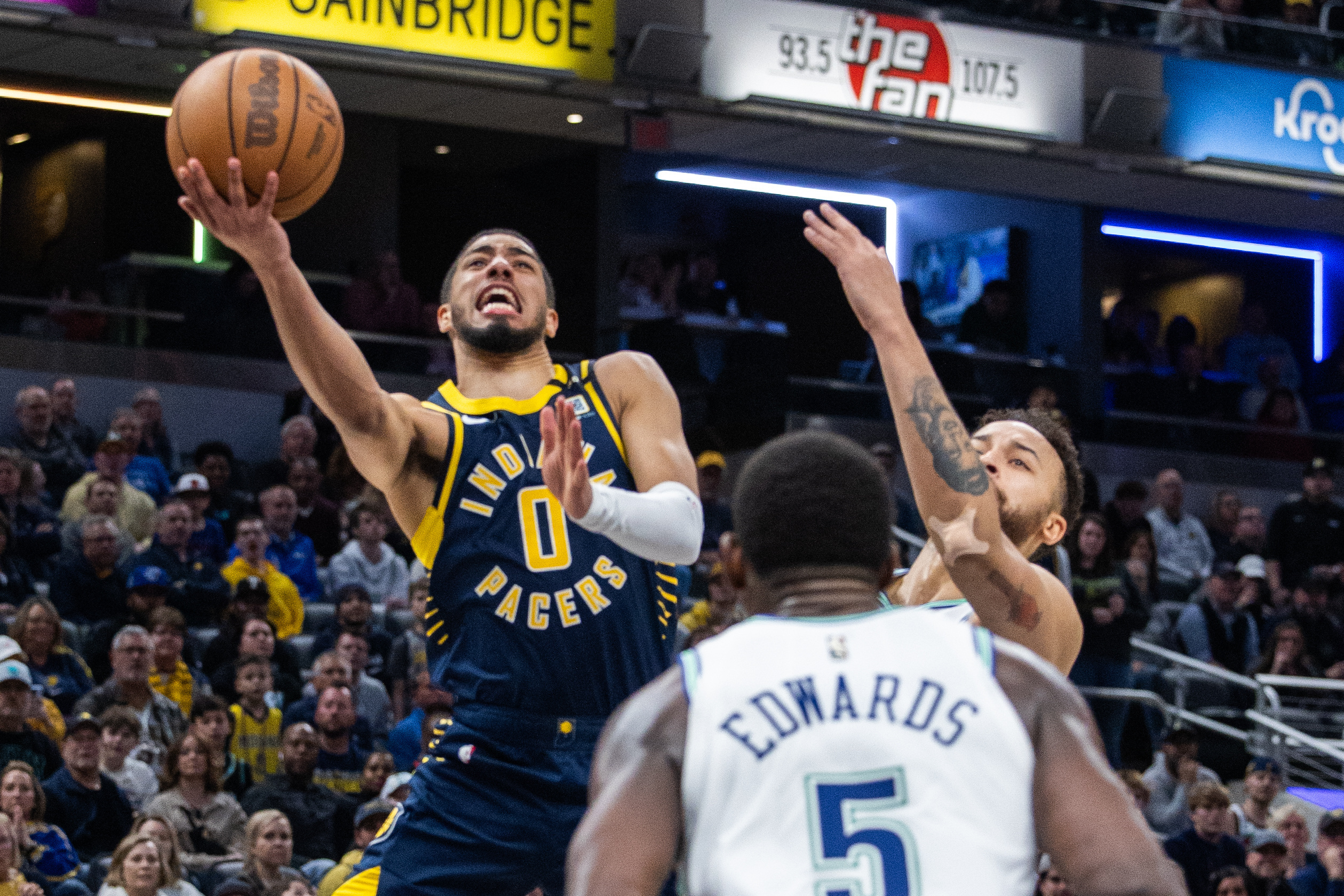 Captivating T-wolves Lose Edwards To Hamstring Injury Vs. Pacers Abstract Collection Captivating T-wolves Lose Edwards To Hamstring Injury Vs. Pacers Abstract Collection