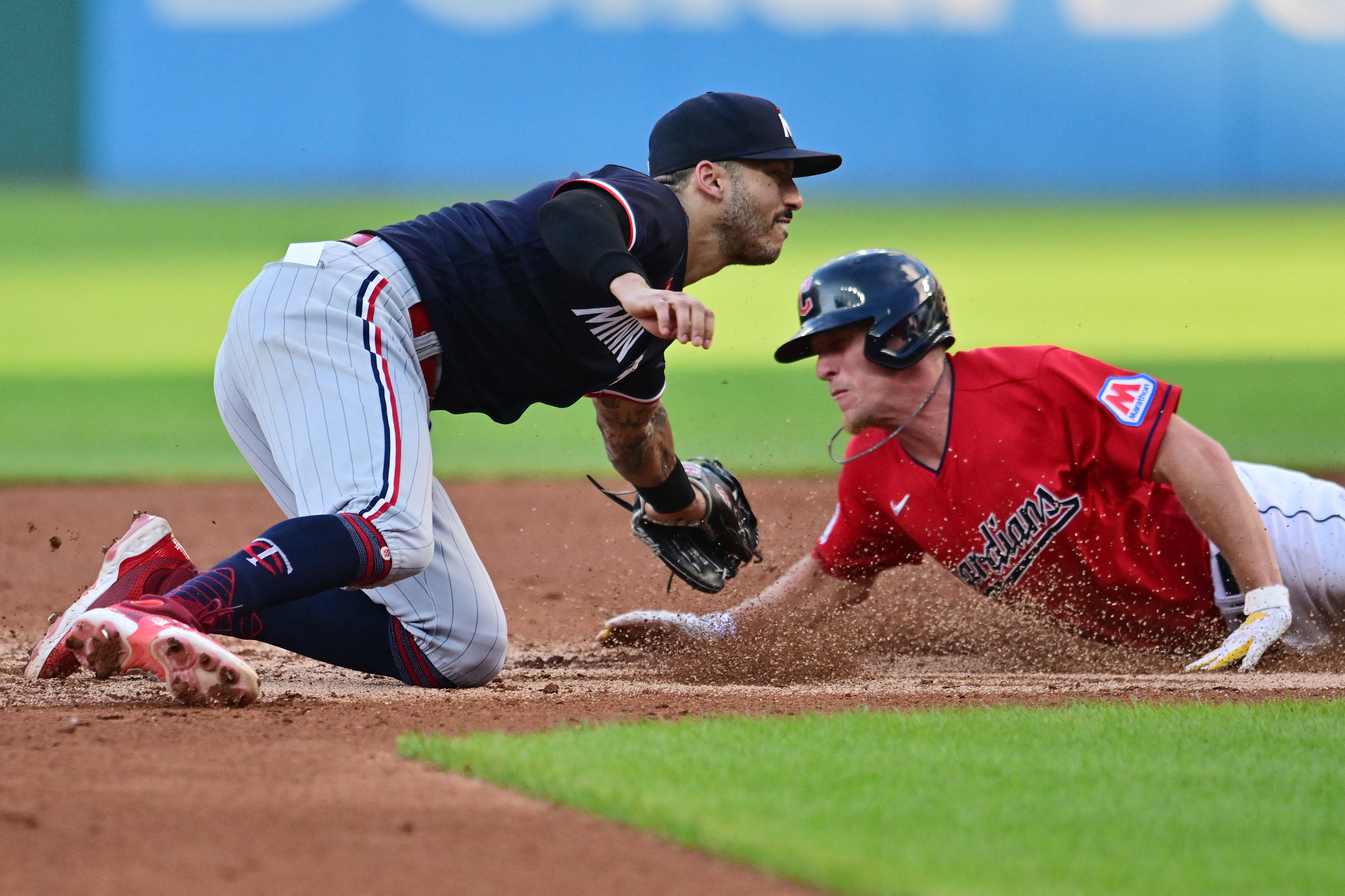 Guardians slowed by Twins' five-run eighth inning