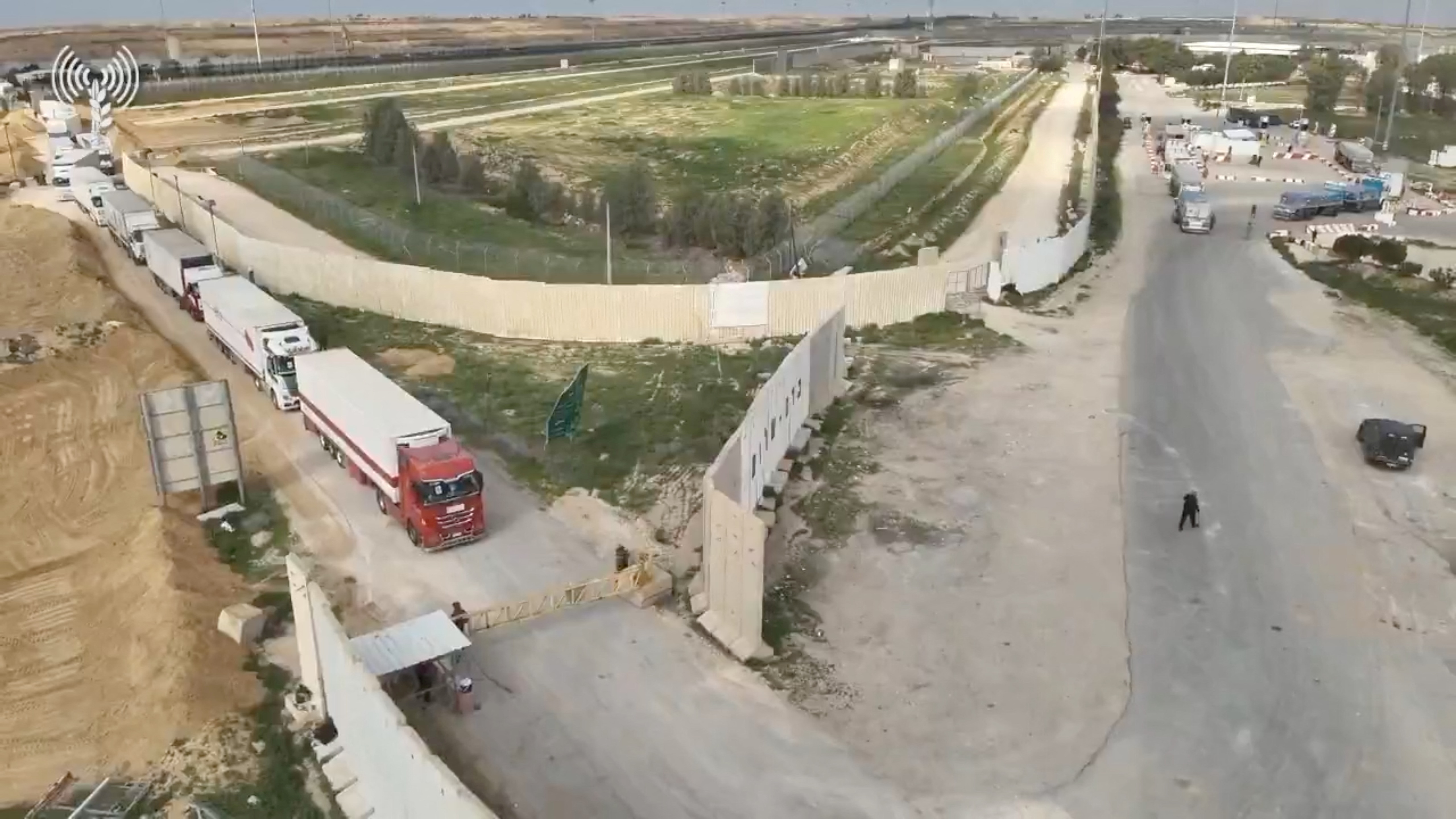 Aid Enters Gaza Through Israel's Kerem Shalom Crossing For First Time ...